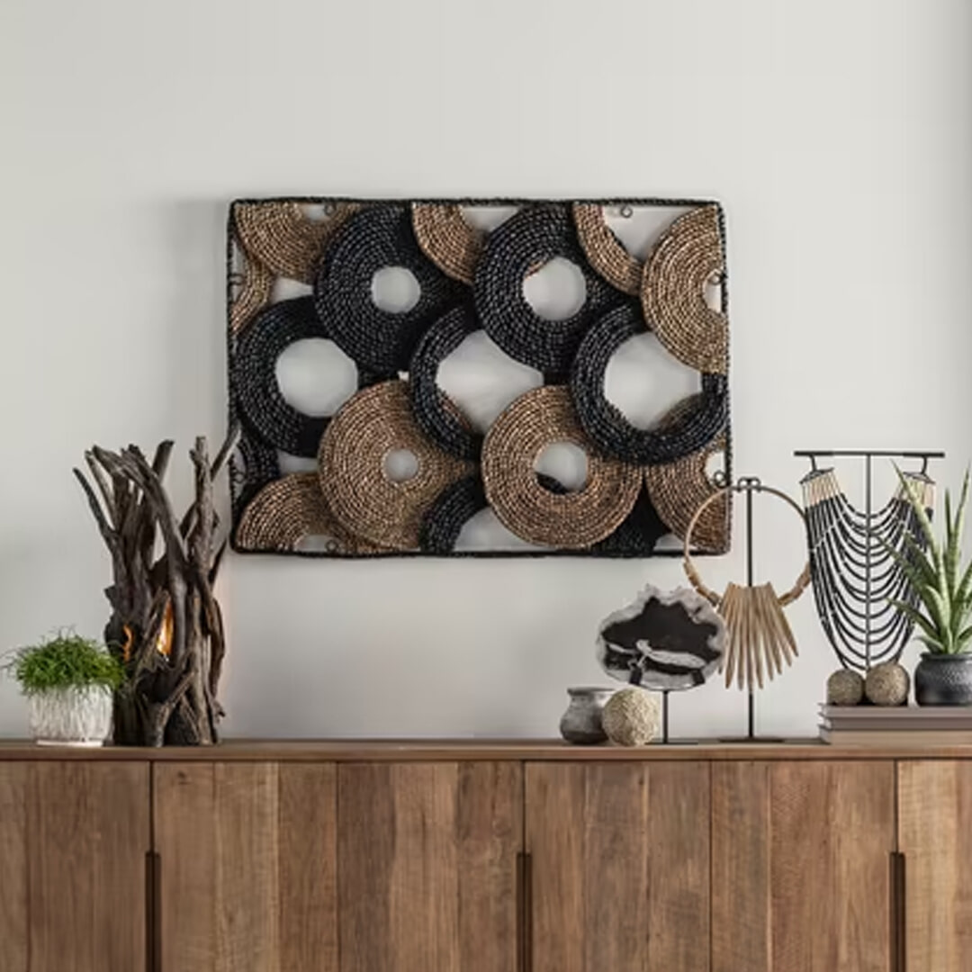 MUST Living Wanddecoratie 'Cuba' Waterhyacint