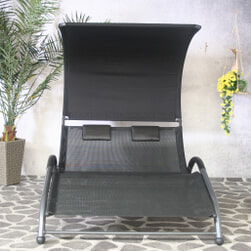 SenS-Line Tuin Lounger 'Cuba' 2-persoons
