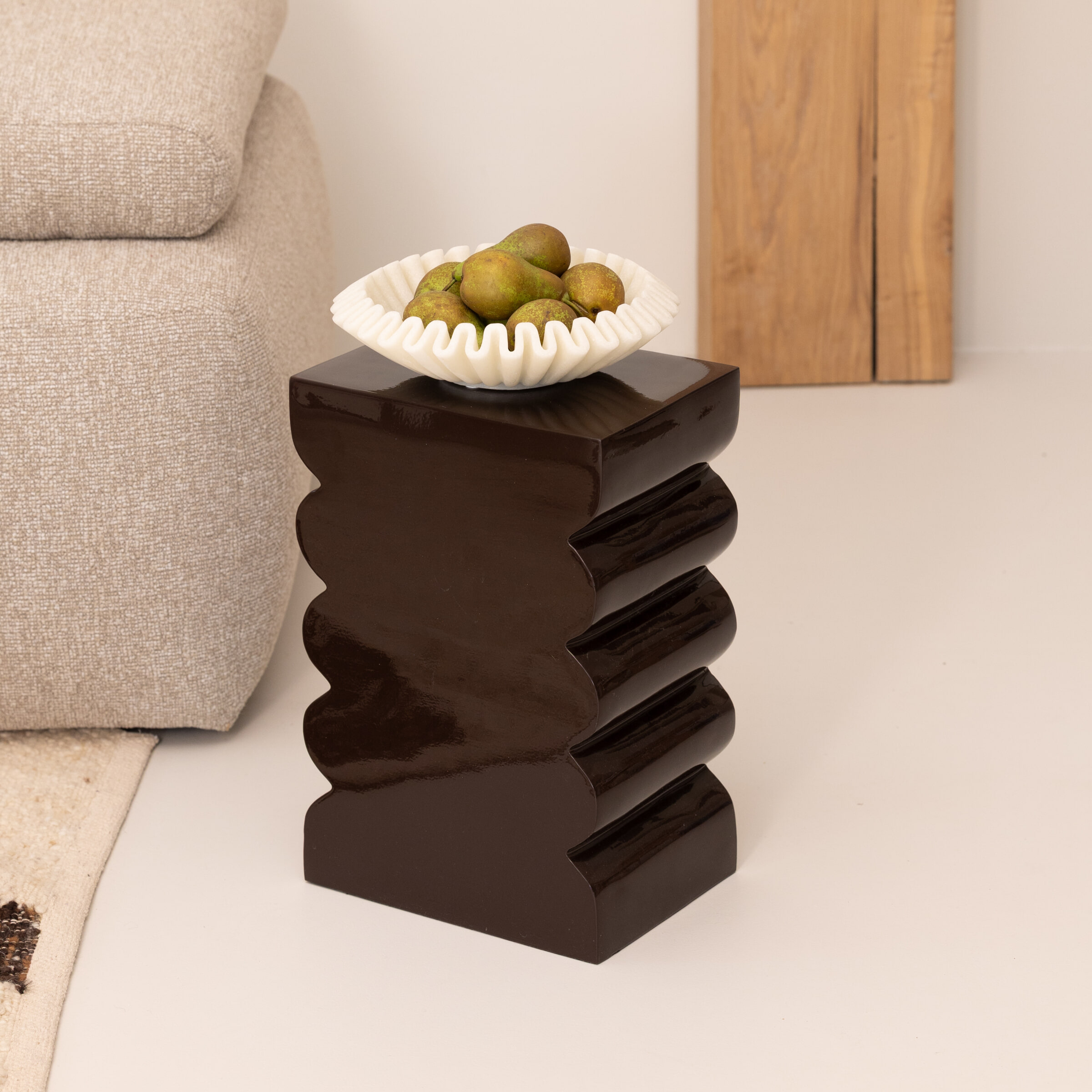 Zuiver Krukje/Bijzettafel 'Curves' 30 x 21cm