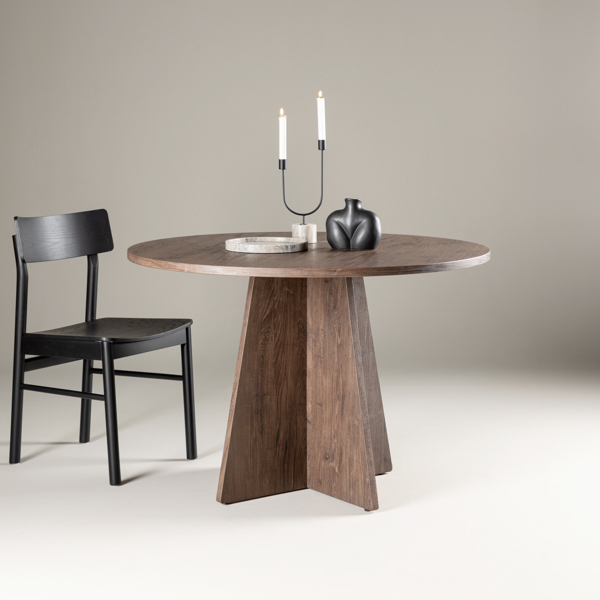 Nohr Ronde Eettafel Cynthiaann 110cm - Mokka