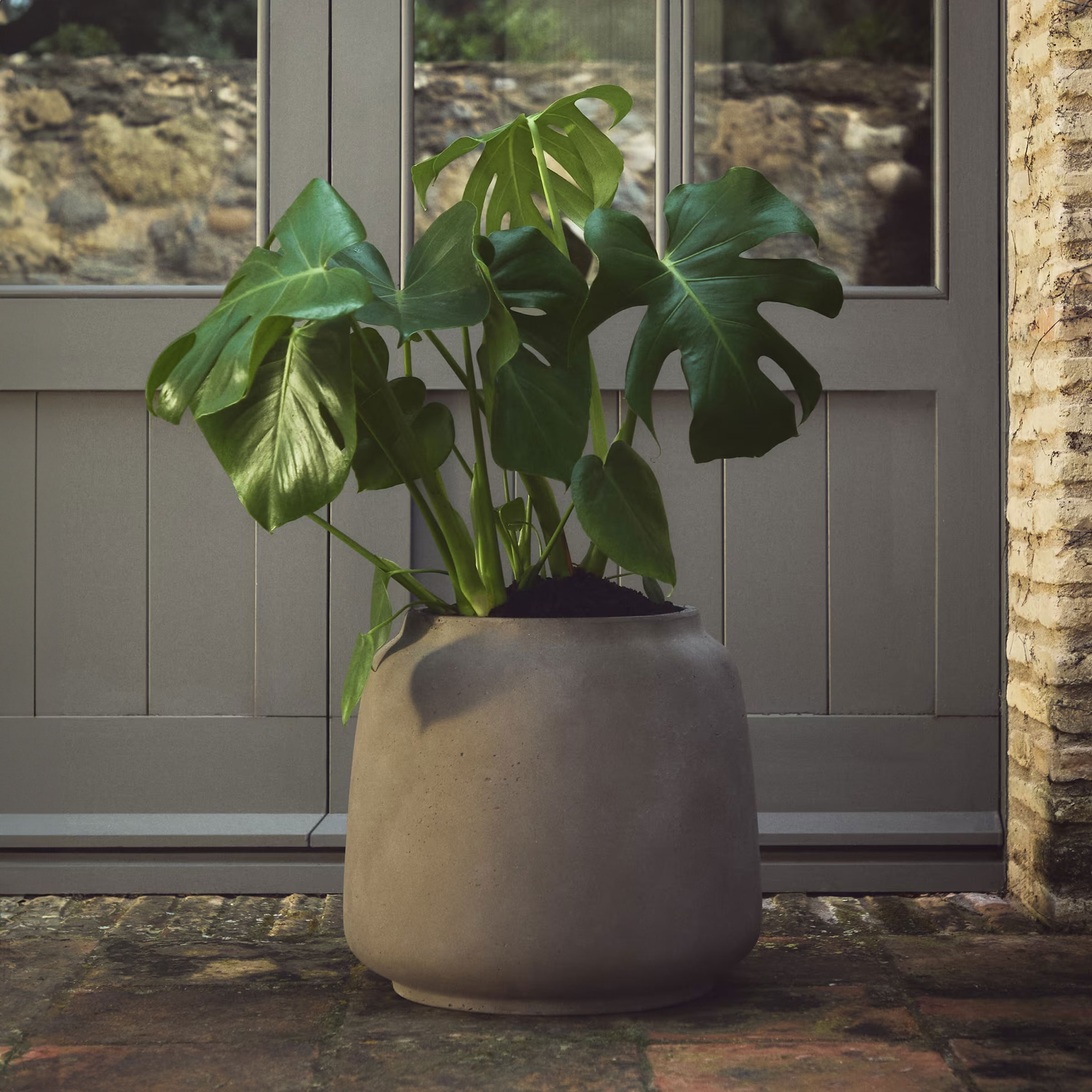 Kave Home Plantenpot 'Lira' Terracotta look