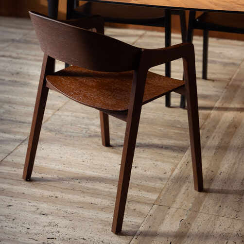 Dutchbone Blackwood | Vintage stoel leer | 1100240 Dutchbone Blackwood | Vintage stoel leer | 1100240