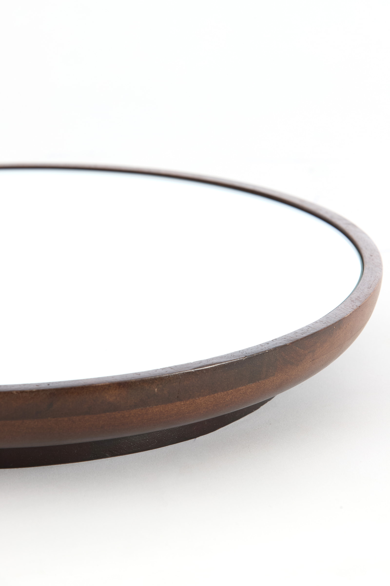 Light & Living Ronde Spiegel 'Mamali' Mangohout, 68cm