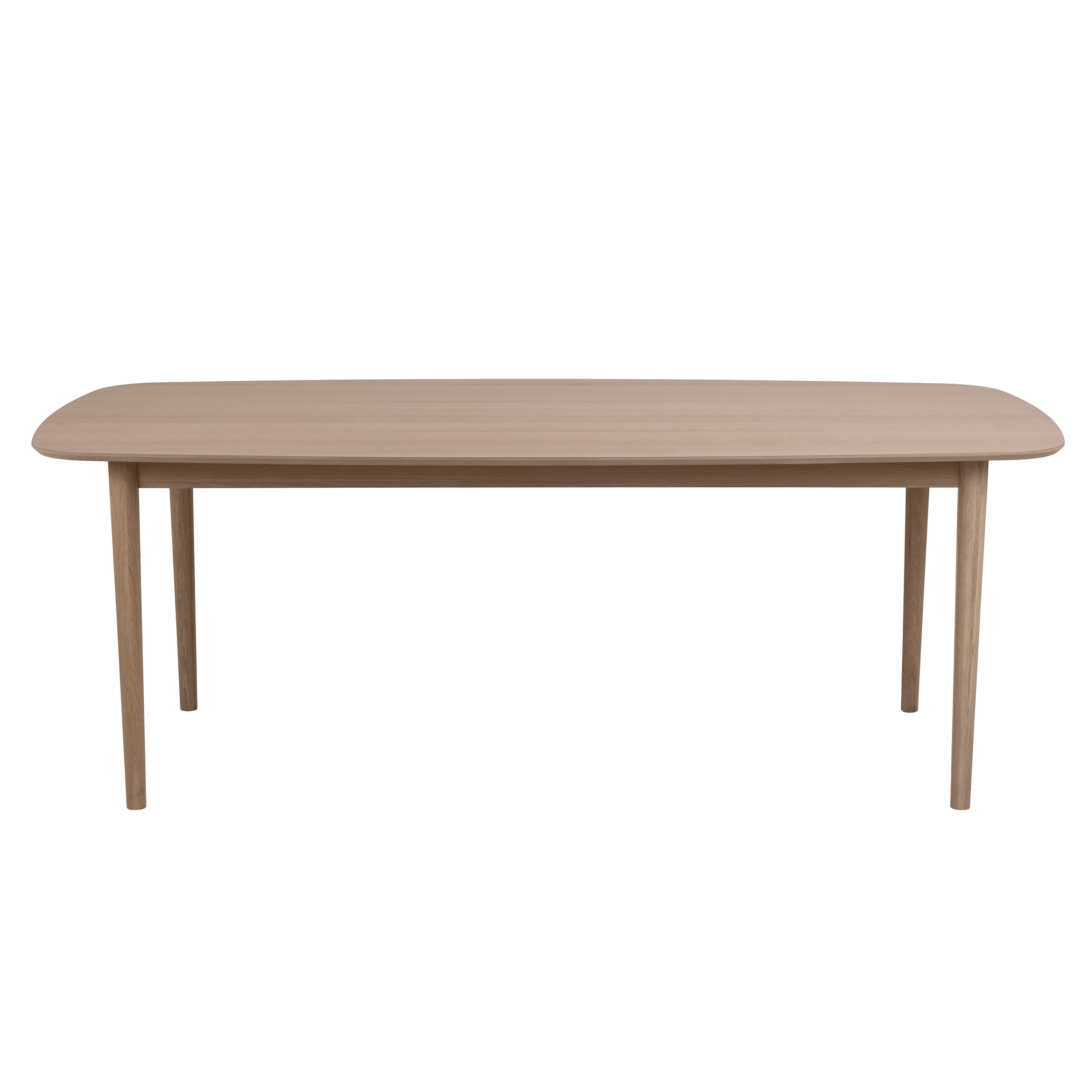 Bendt Eettafel 'Ove' Eiken Whitewash, 210 x 100cm