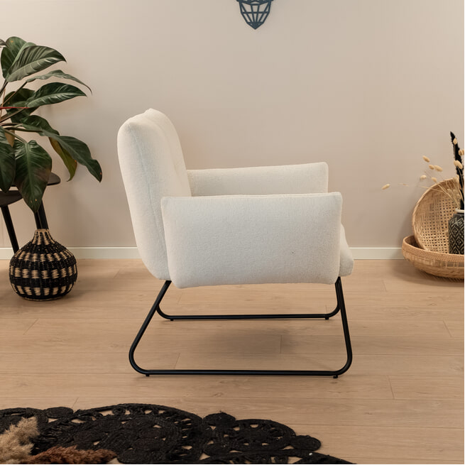 Tower Living Fauteuil 'Dante' Teddy