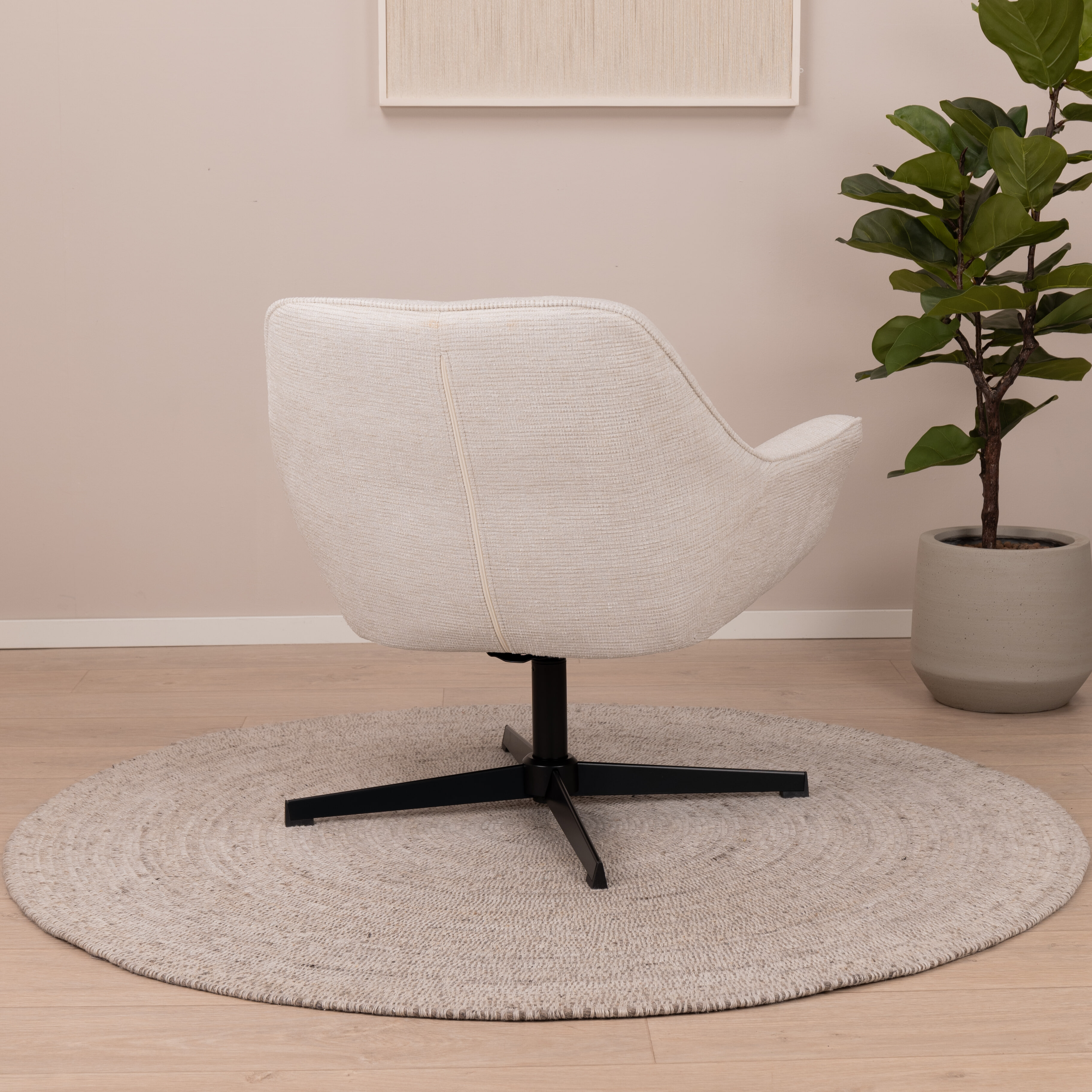 Sohome Draaifauteuil 'Dahlia' Sand