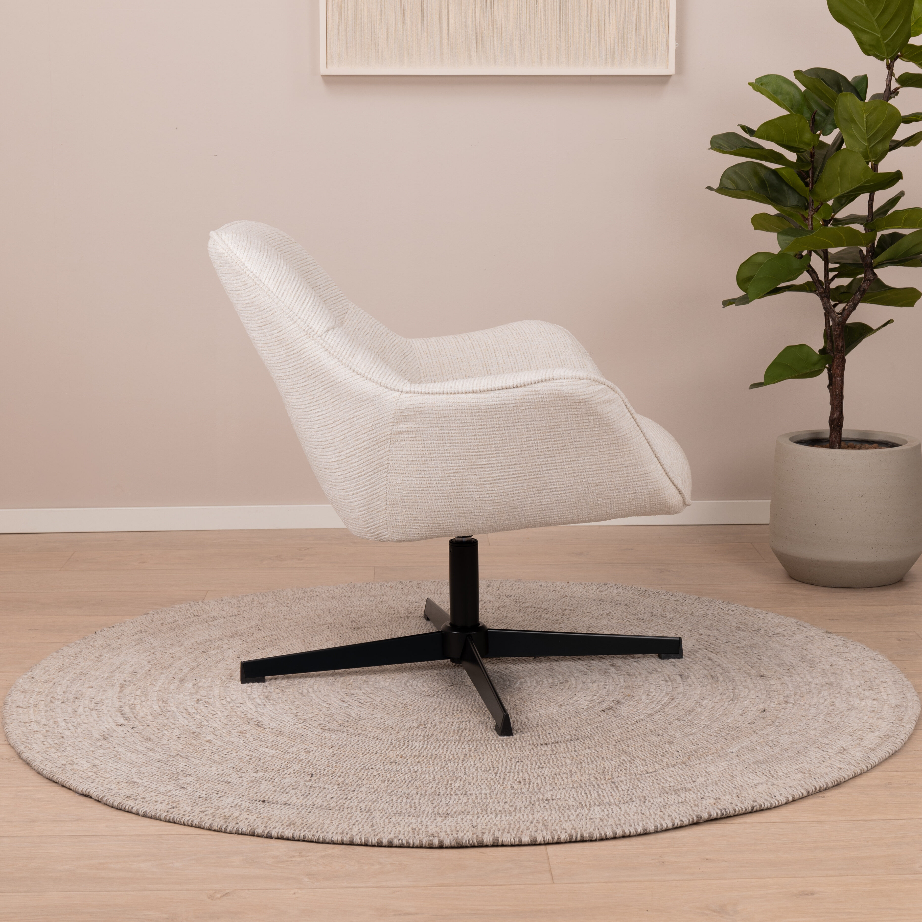 Sohome Draaifauteuil 'Dahlia' Sand