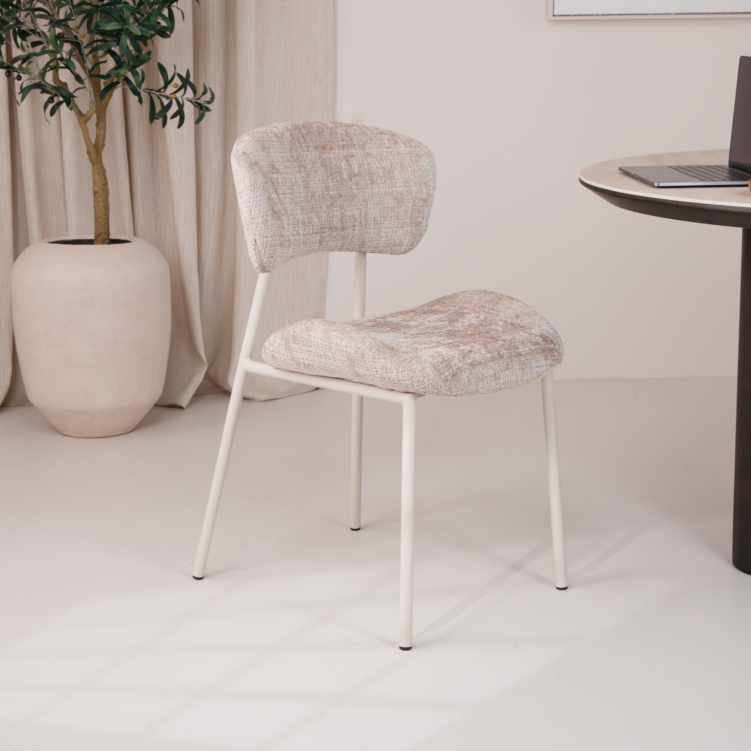 By-Boo Eetkamerstoel 'Dare' Chenille