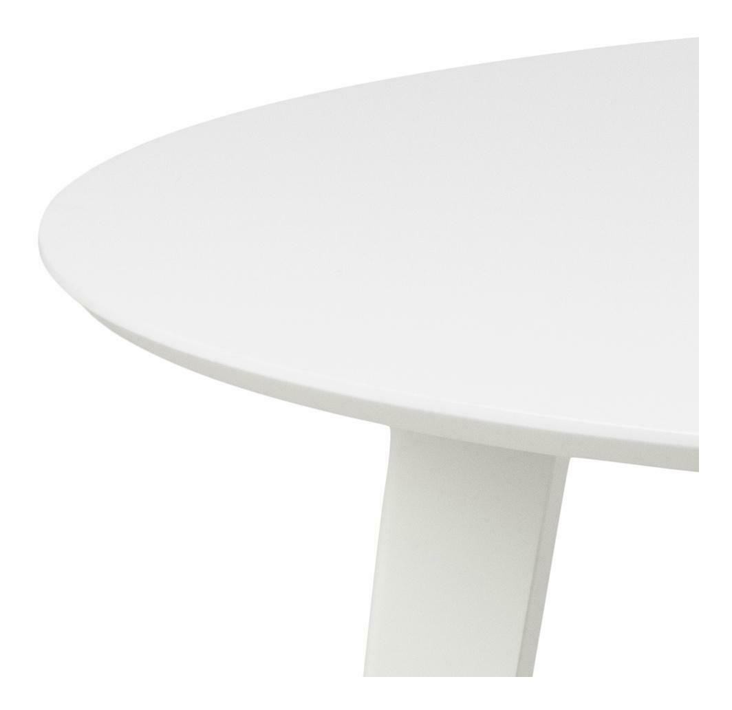 Bendt Ronde Eettafel 'Torkil' 105cm, kleur Wit