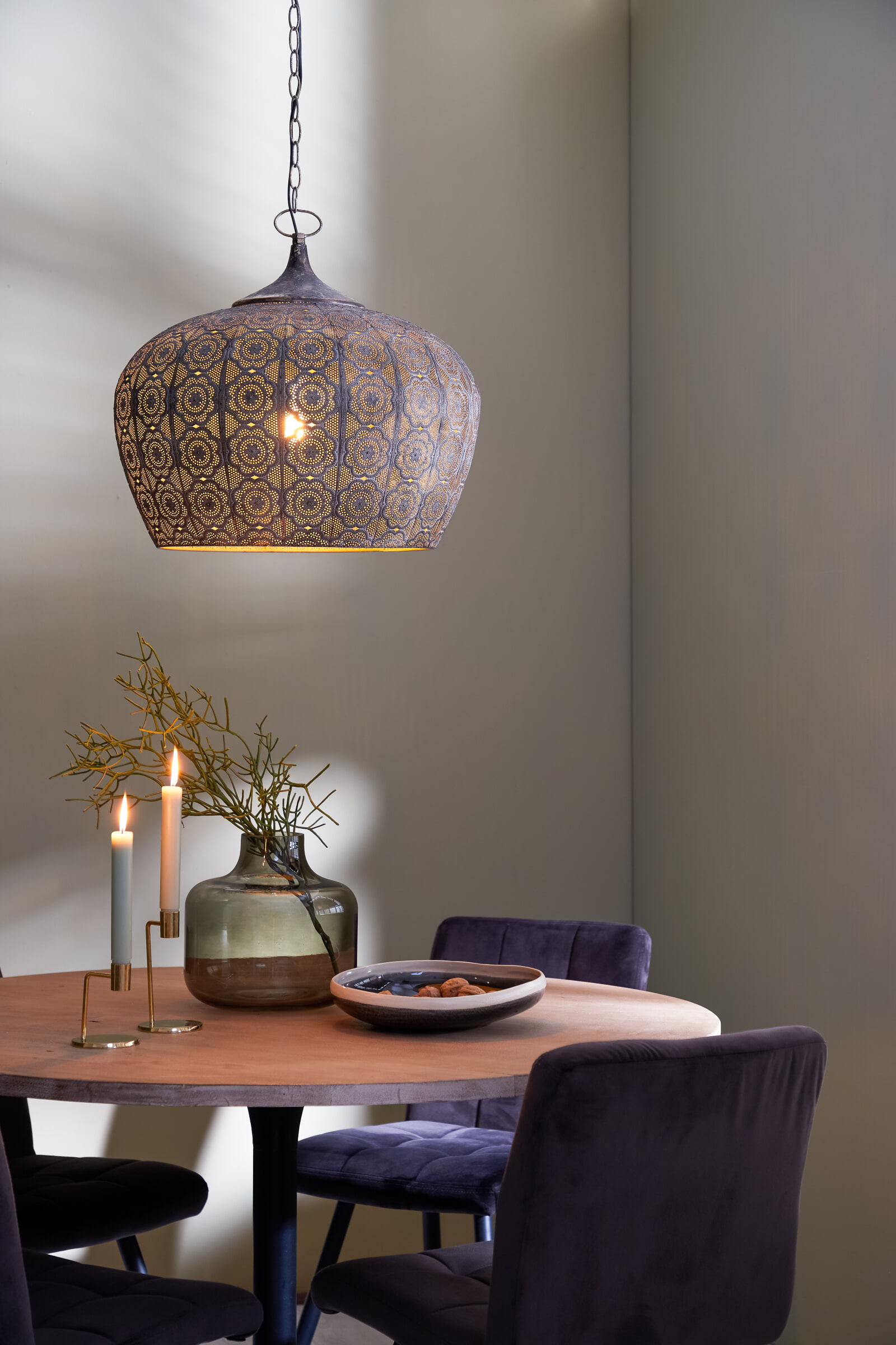 Light & Living Hanglamp 'Emine' 51.5cm