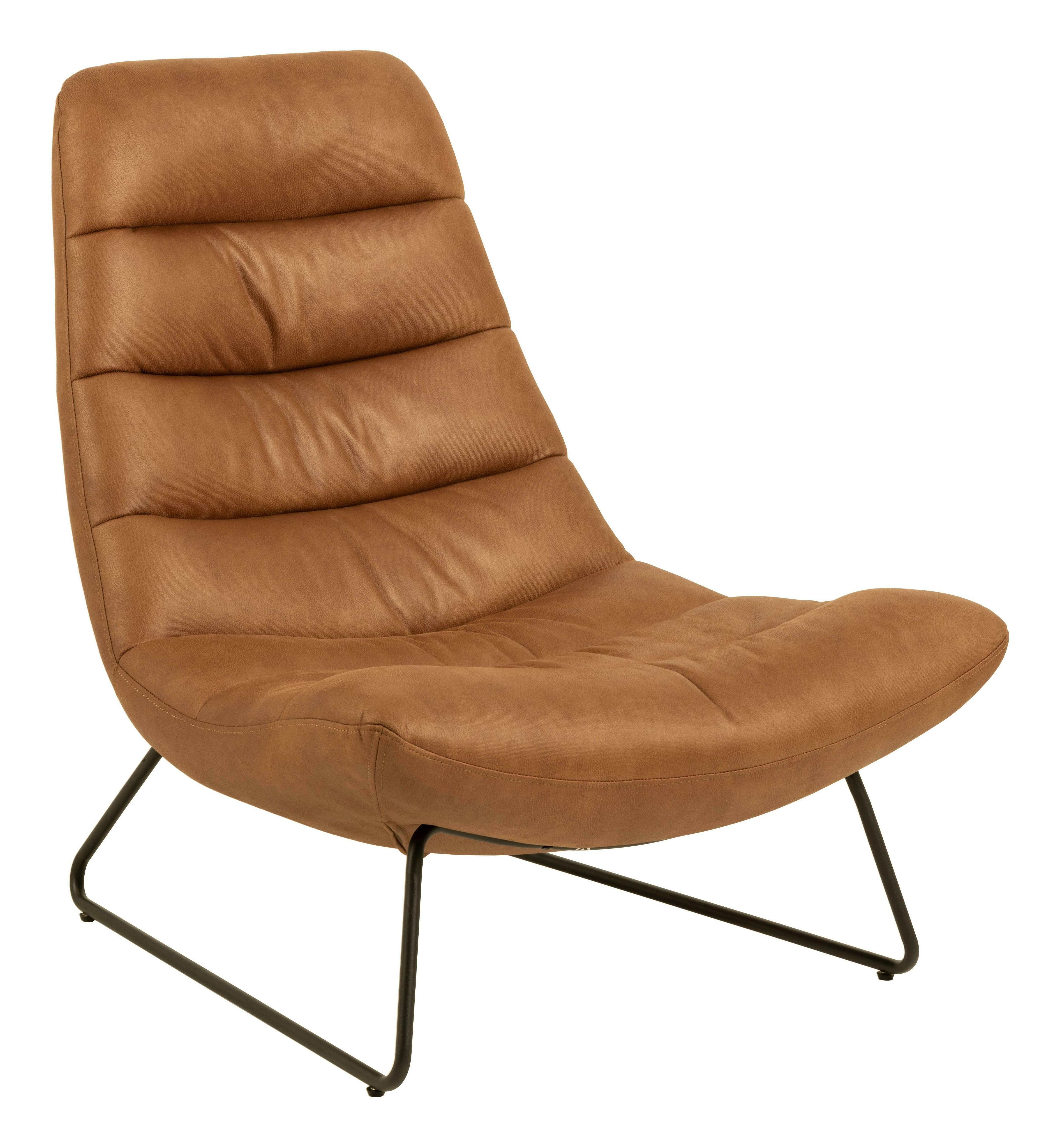 Sohome Fauteuil 'Otis' Eco-leder, kleur Bruin