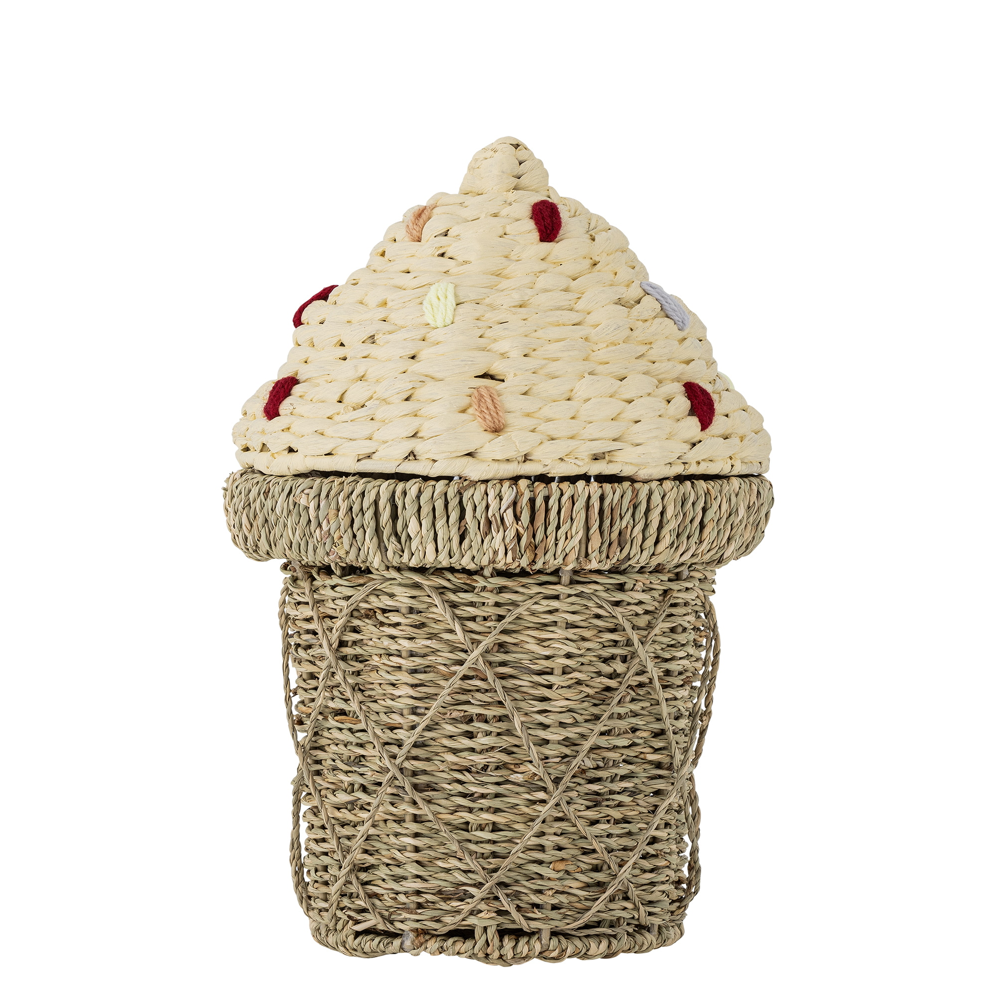 Bloomingville MINI Mand Cillie IJsje, 41cm hoog - Naturel