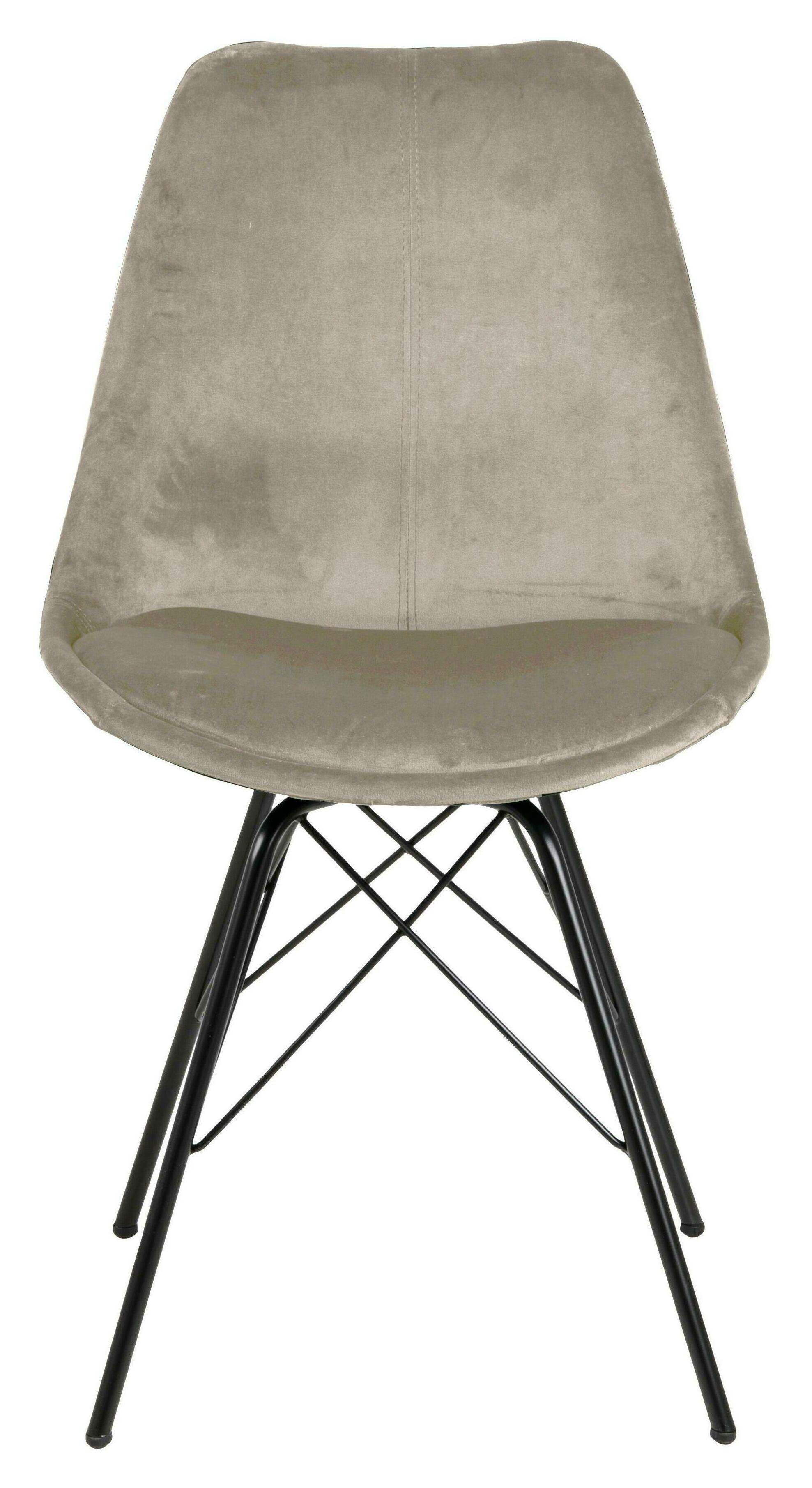Bendt Eetkamerstoel 'Liva' Velvet, kleur Zand