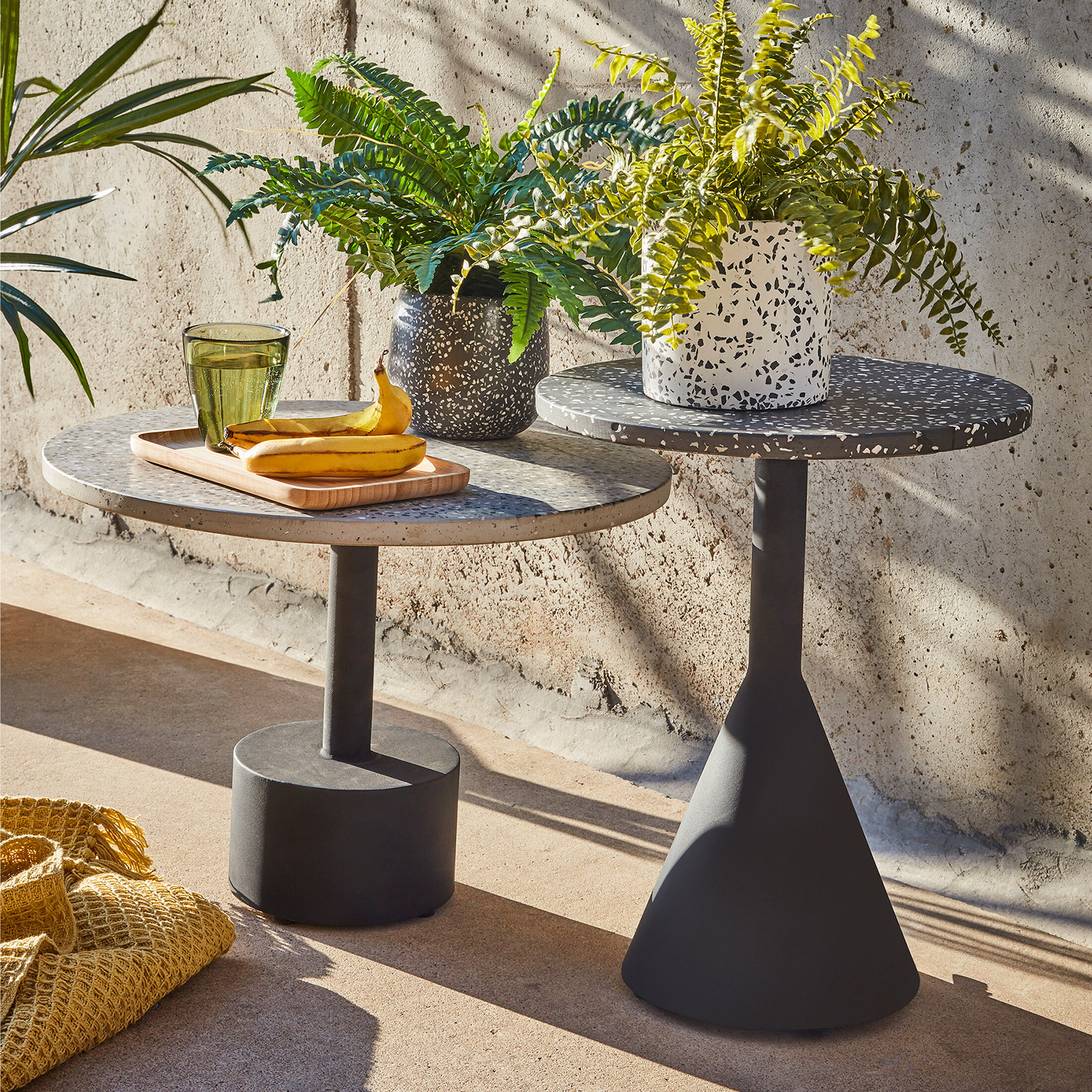 Kave Home Bijzettafel 'Delano' 40cm, kleur Zwart