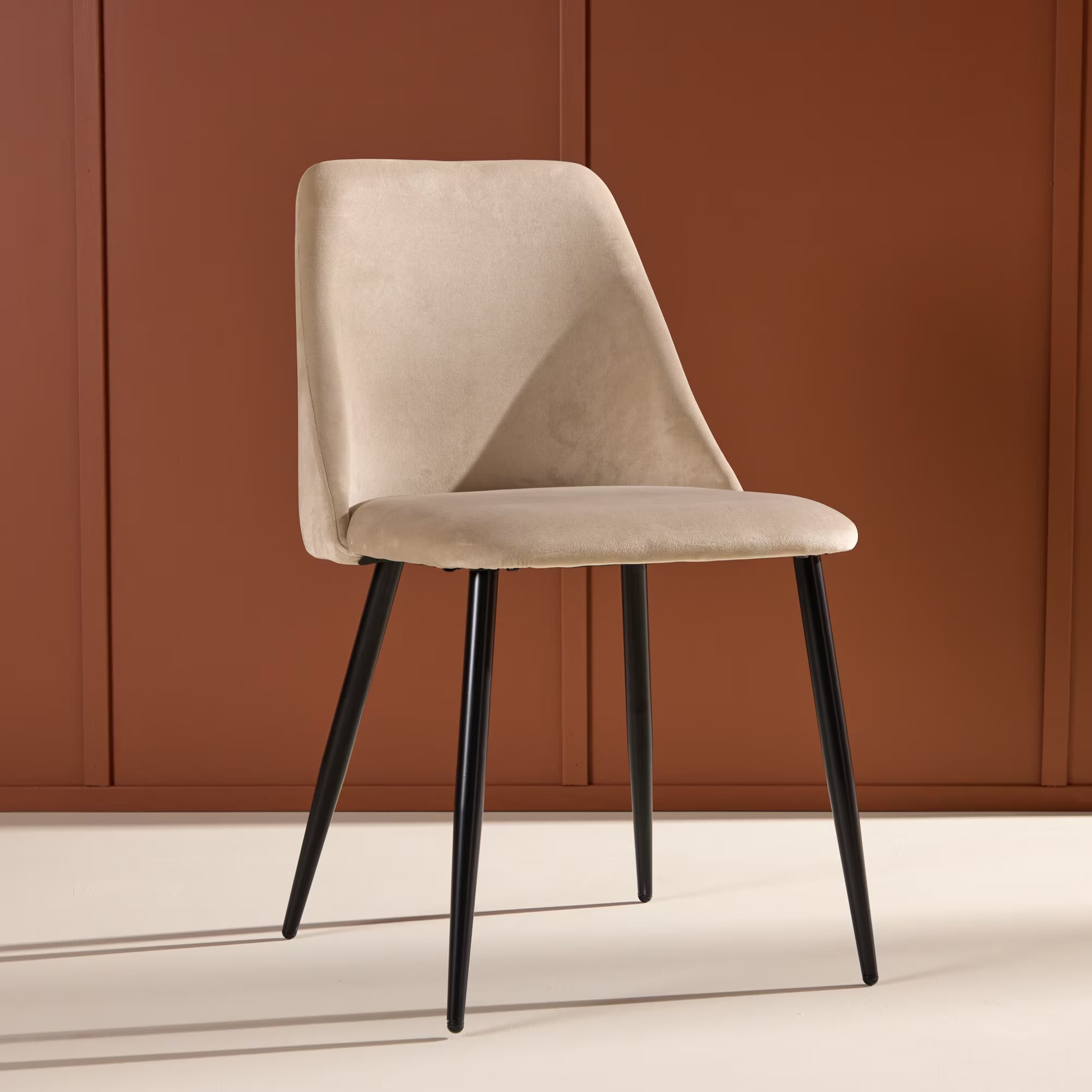 Nohr Eetkamerstoel Denon Velvet - Beige