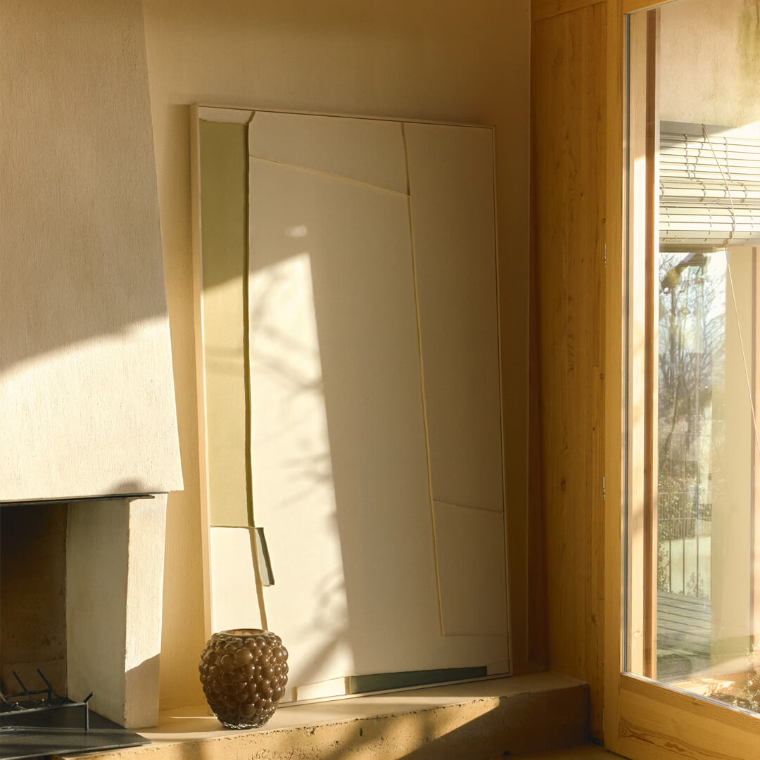 Kave Home Schilderij Deravia 200 x 120cm - Beige