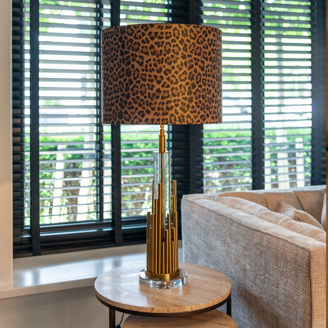 Richmond Tafellamp Dex 58cm hoog - Brushed Gold (excl. kap)