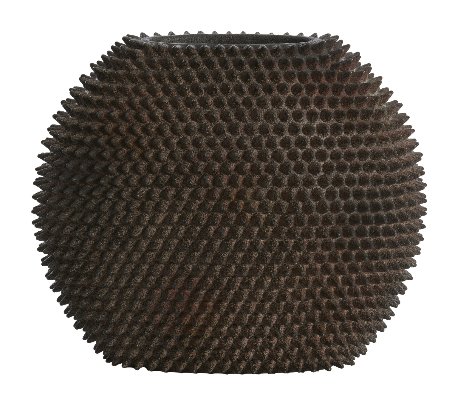 Light & Living Vaas 'Caldras' 35cm, kleur Bruin