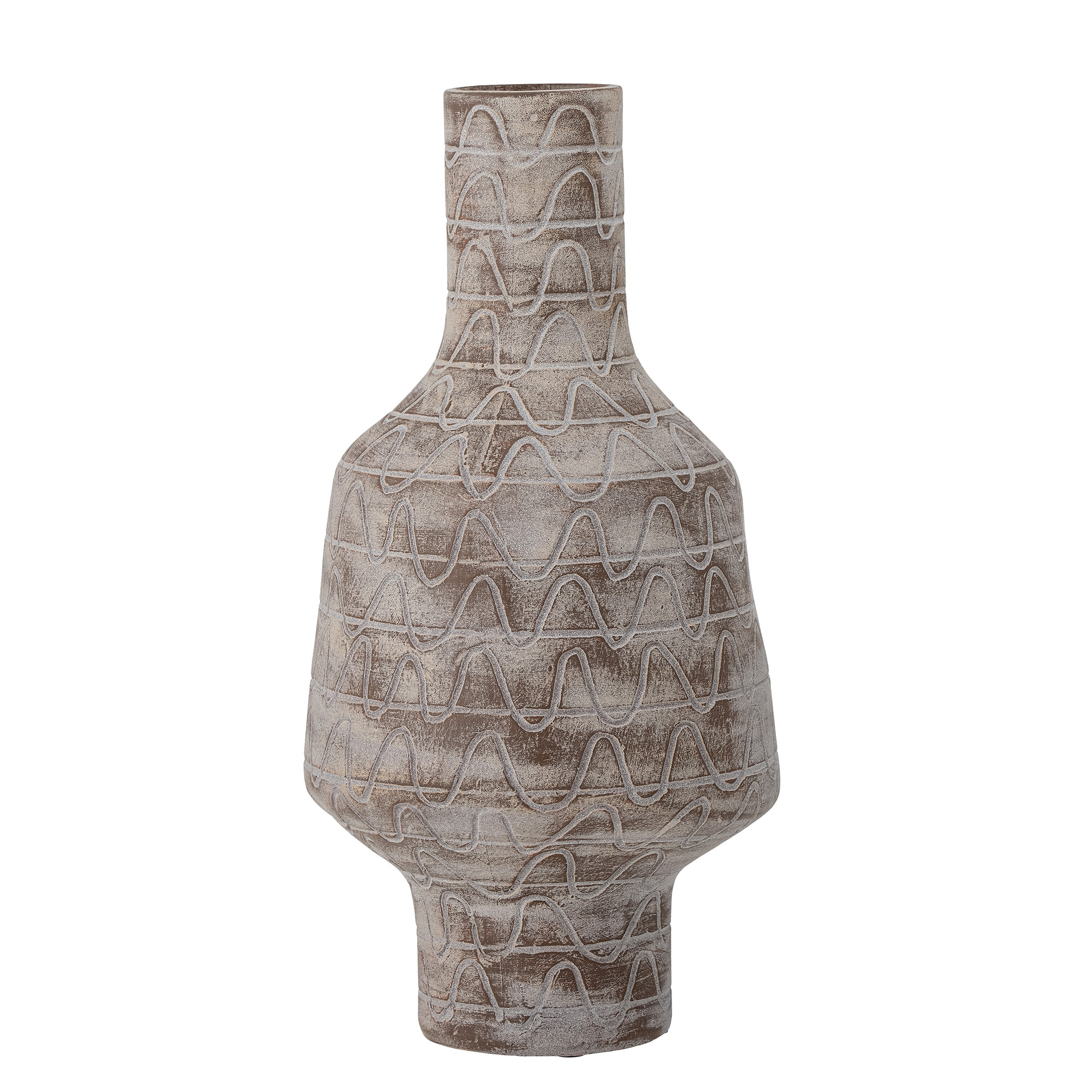 Bloomingville Vaas Saku Keramiek, 40cm hoog - Naturel