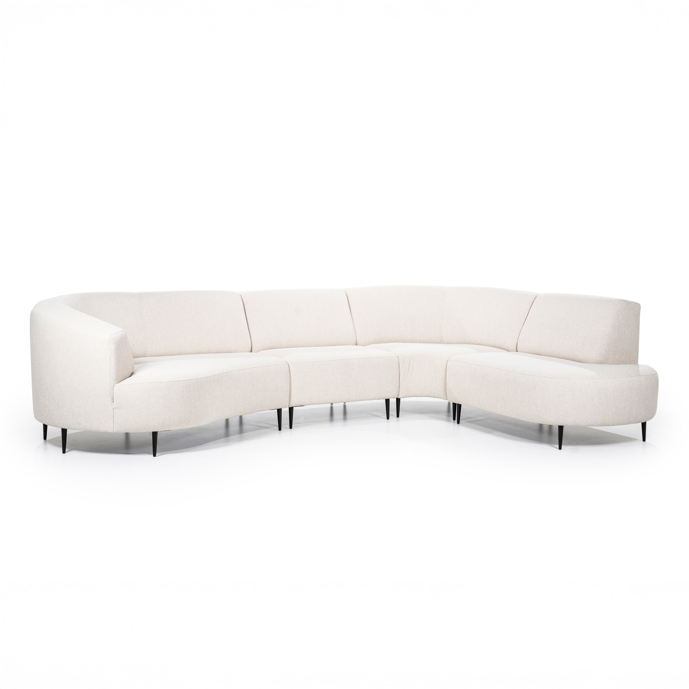 SEVN Hoekbank 'Diane' Rechts, kleur Crème 