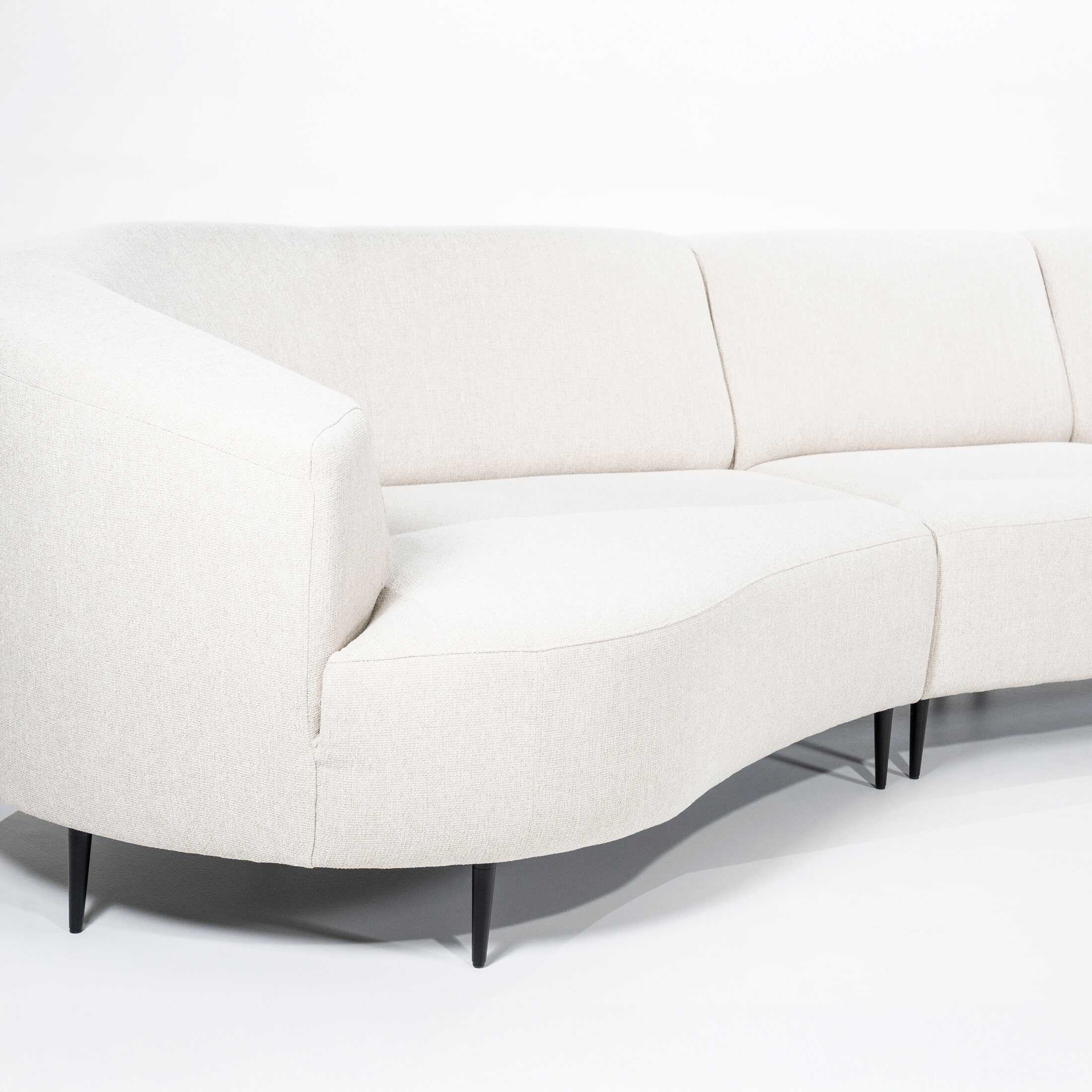 SEVN Hoekbank 'Diane' Rechts, kleur Crème 