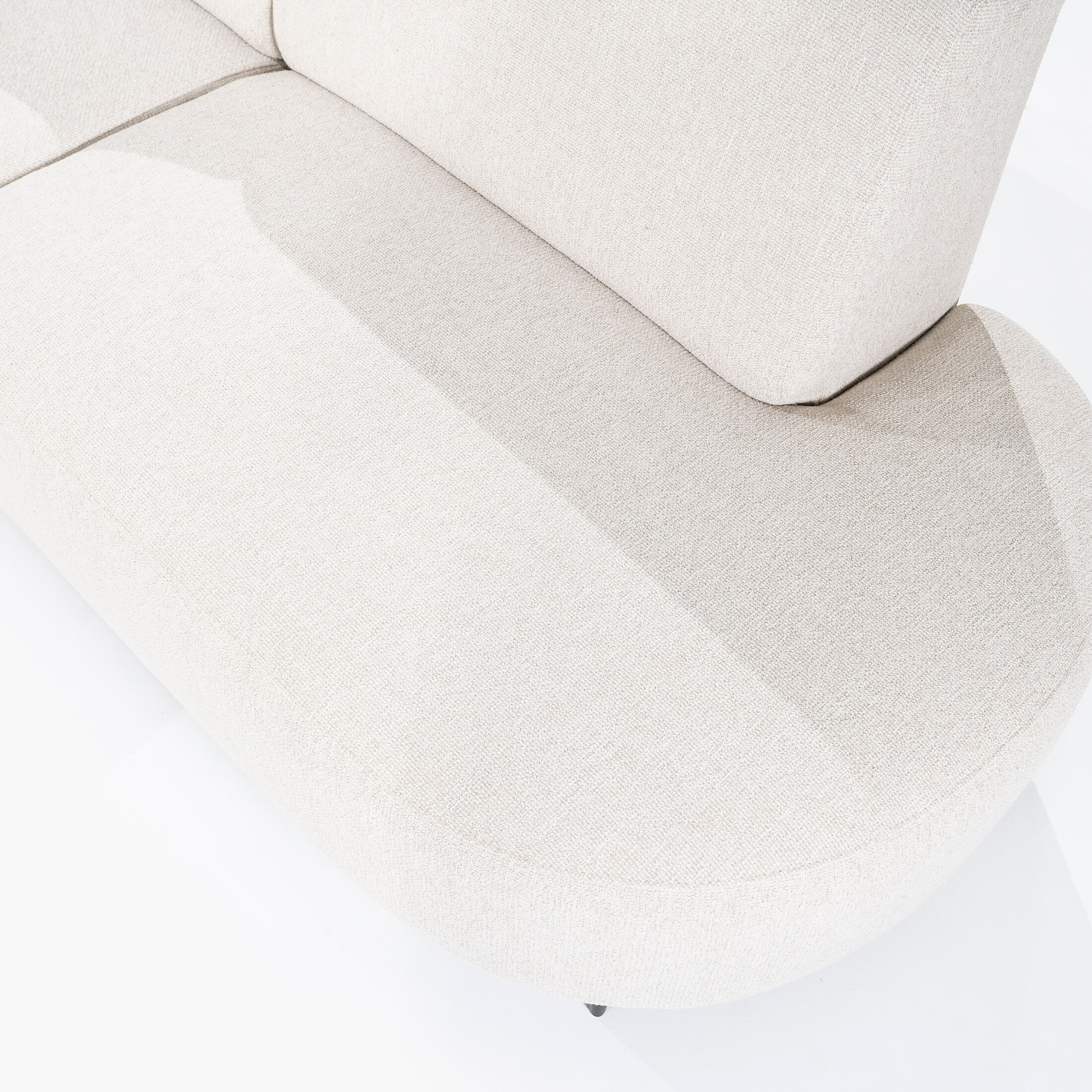 SEVN Hoekbank 'Diane' Rechts, kleur Crème 