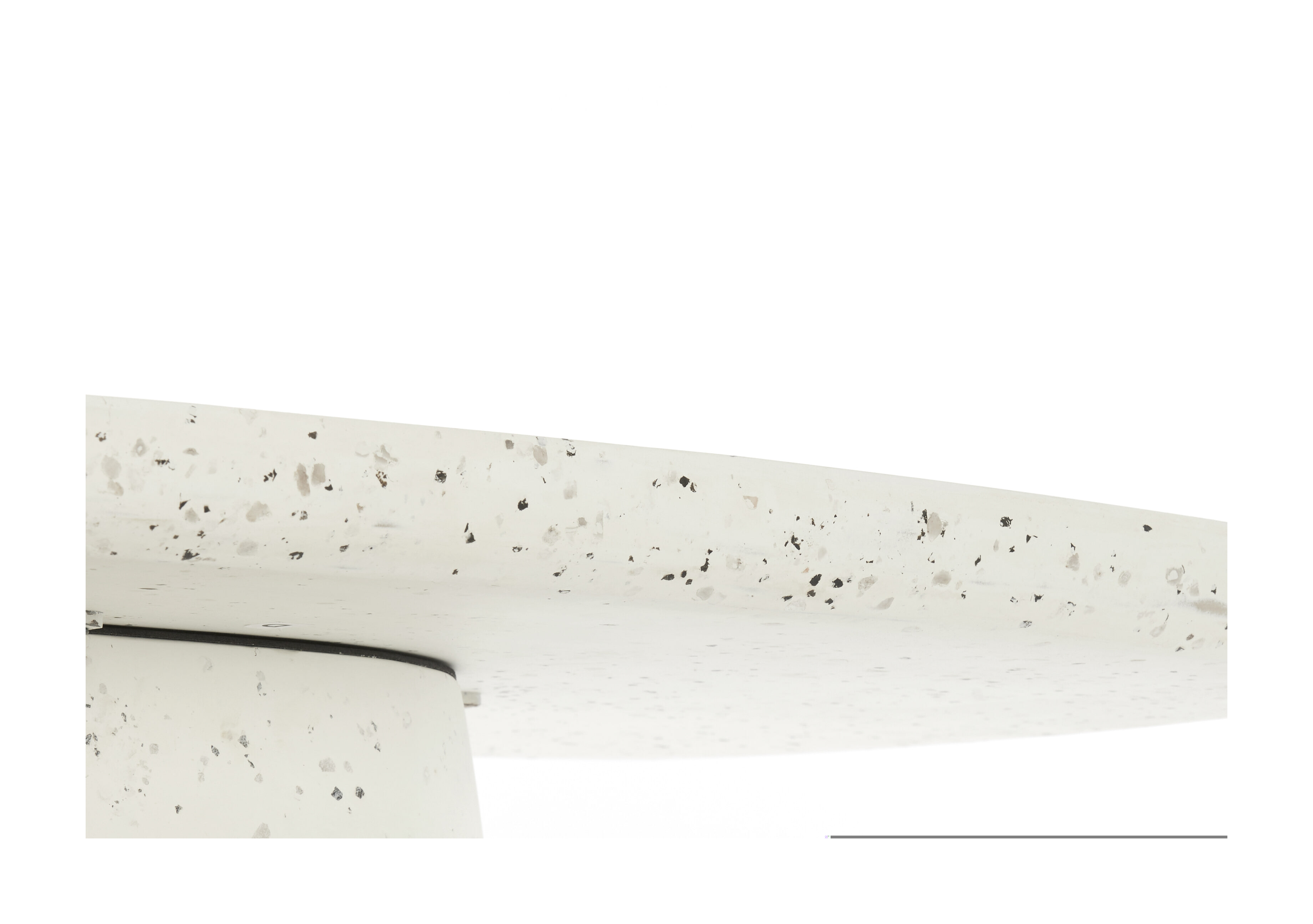 Light & Living Deens Ovale Salontafel 'Hamura' Terrazzo, 120 x 70cm