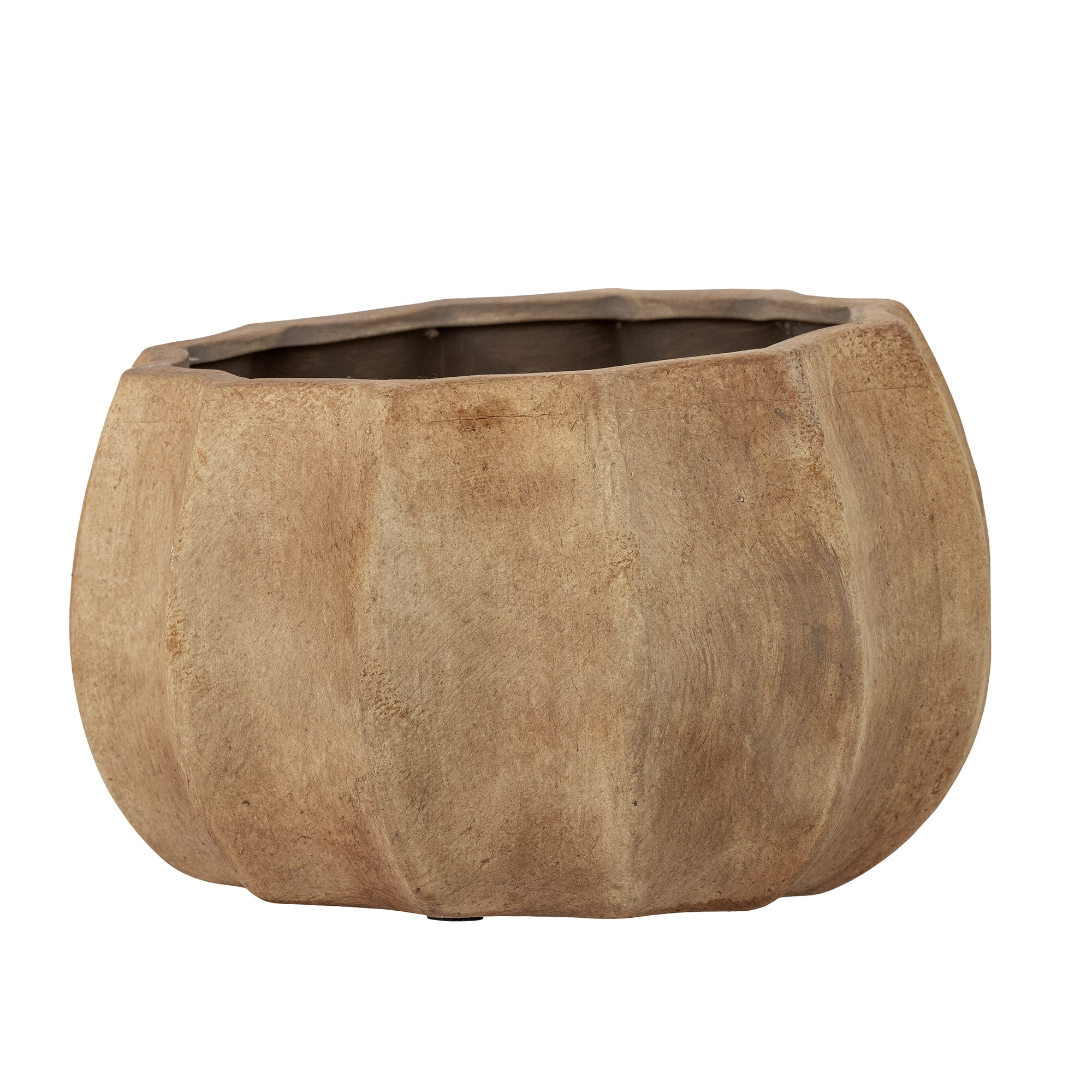 Bloomingville Bloempot Conja Terracotta, 16cm hoog - Bruin