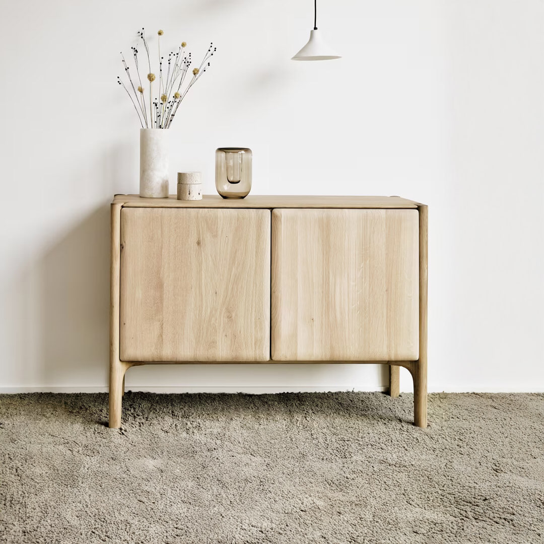 Ethnicraft Dressoir 'PI' Geolied Eikenhout, kleur Naturel