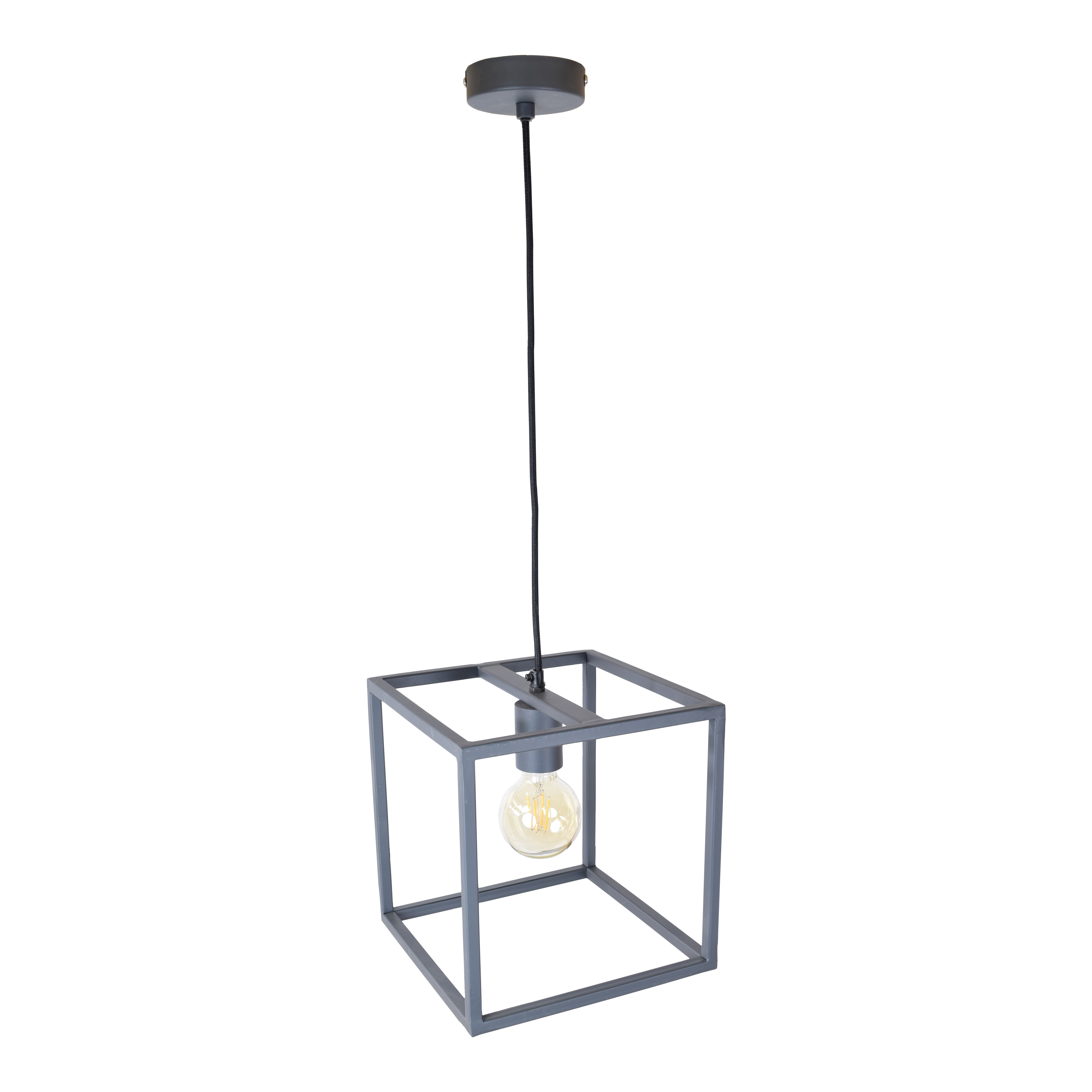 Urban Interiors hanglamp 'Frame' 25cm, kleur Zwart