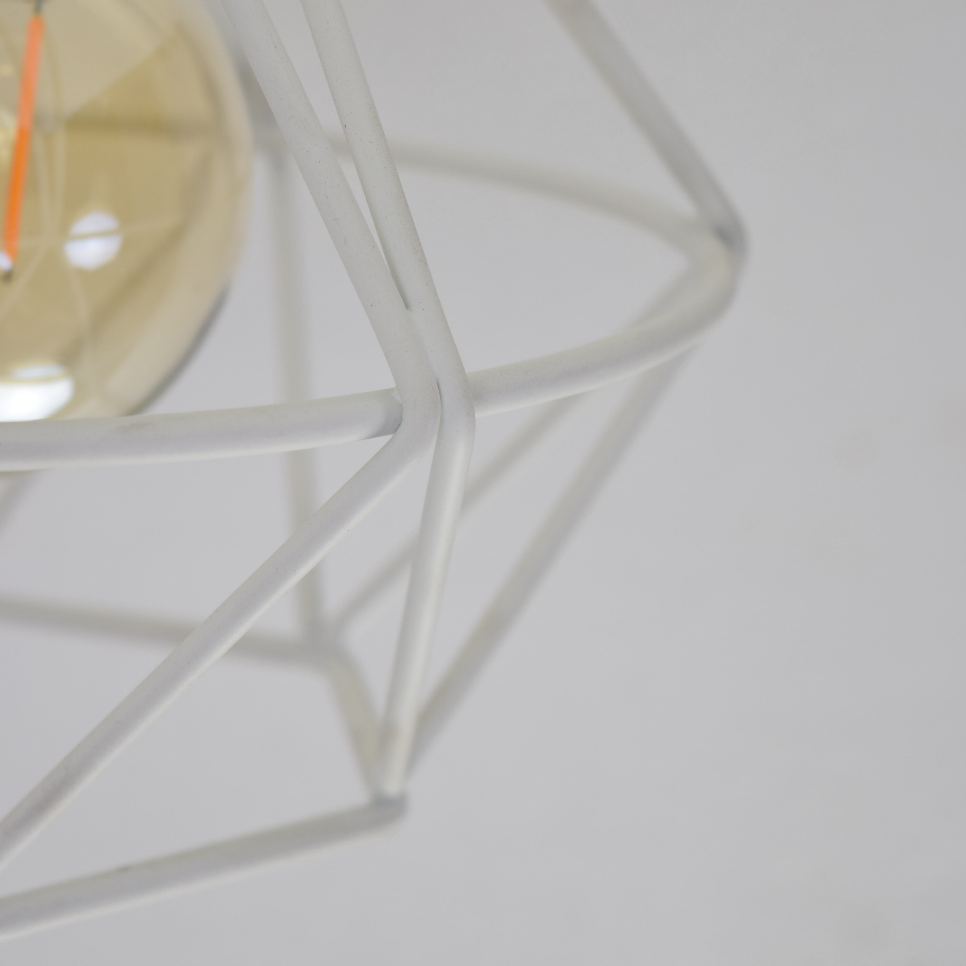 Urban Interiors Plafondlamp 'Wire' Ø22cm, kleur Mat Wit