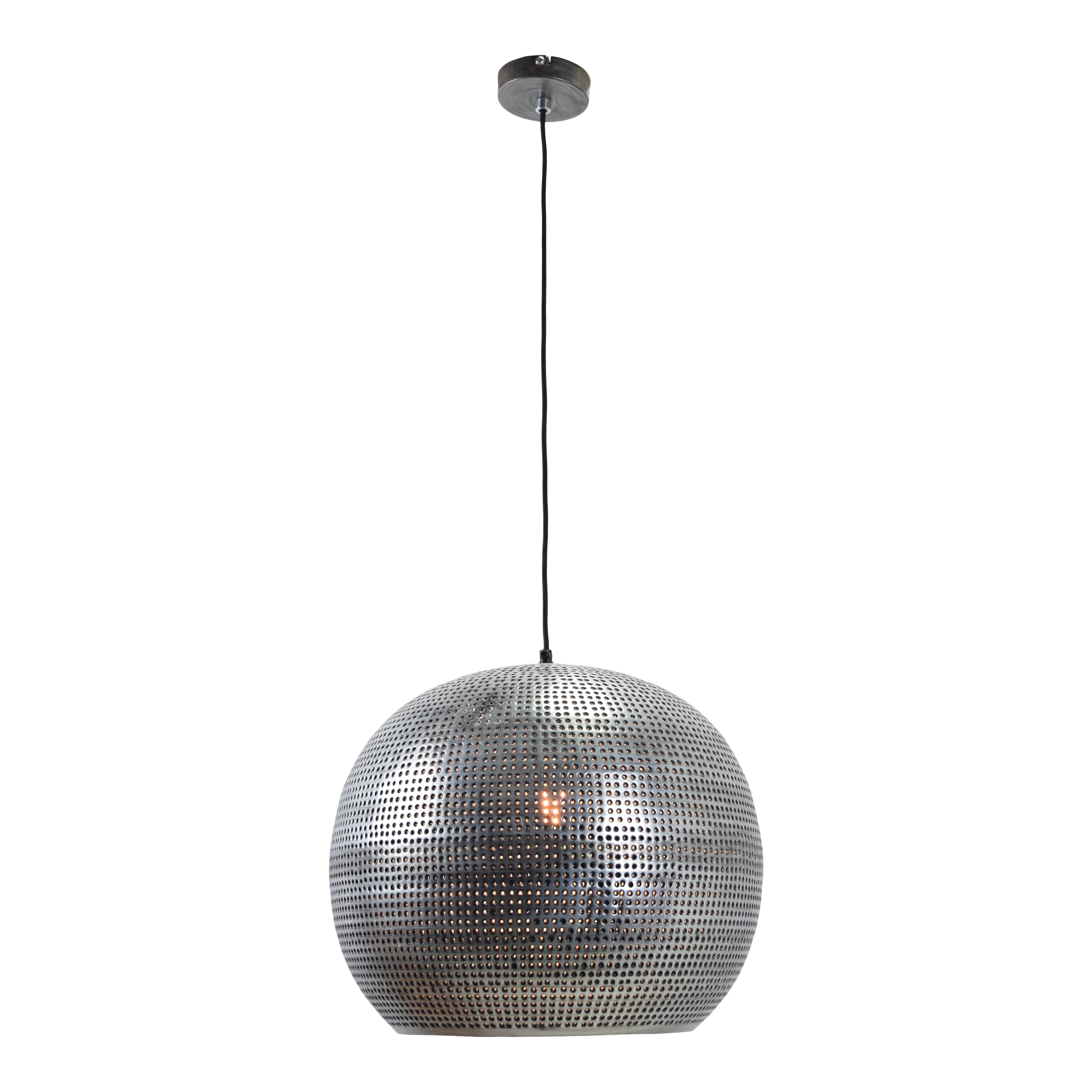 Urban Interiors hanglamp 'Spike Bol XL Zink' Ø40cm