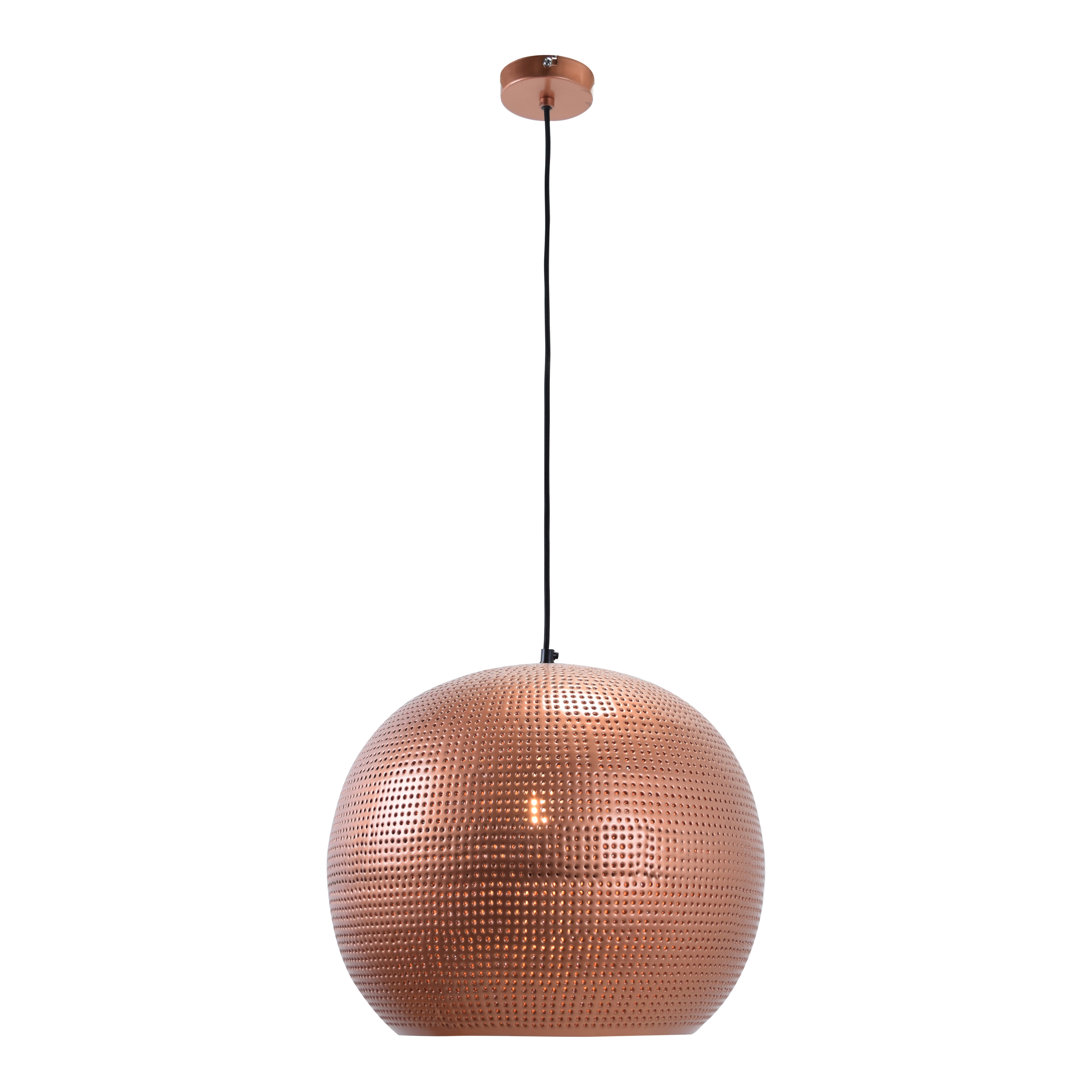 Urban Interiors hanglamp 'Spike Bol XL' Ø40cm, kleur Koper