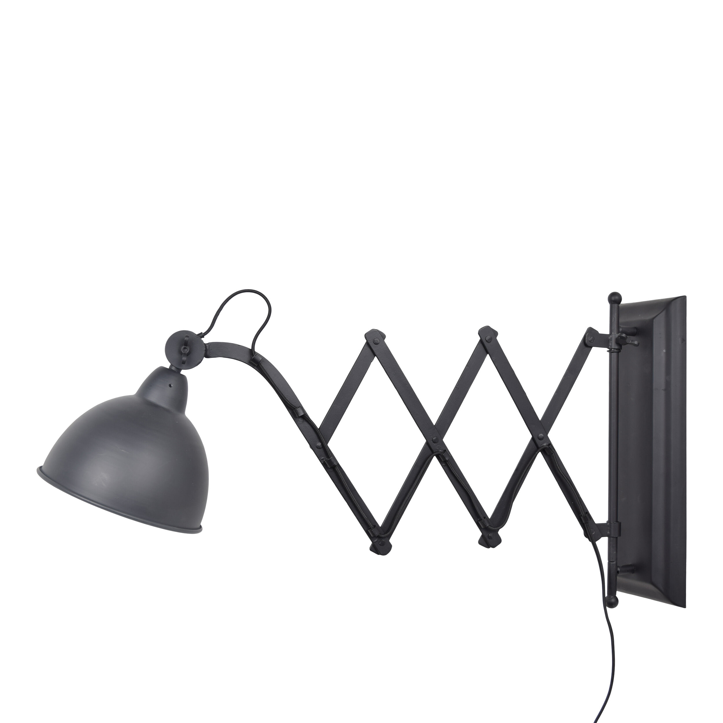 Urban Interiors Wandlamp 'Harmonica XL' Ø20cm, kleur Zwart