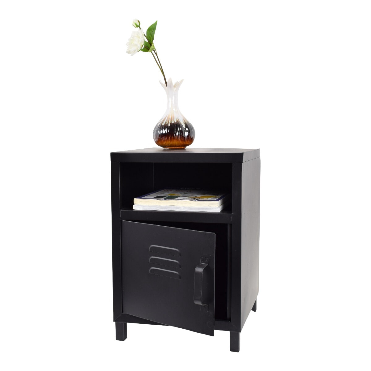 Urban Interiors Nachtkastje 'Mira' 35 x 35cm, kleur Zwart