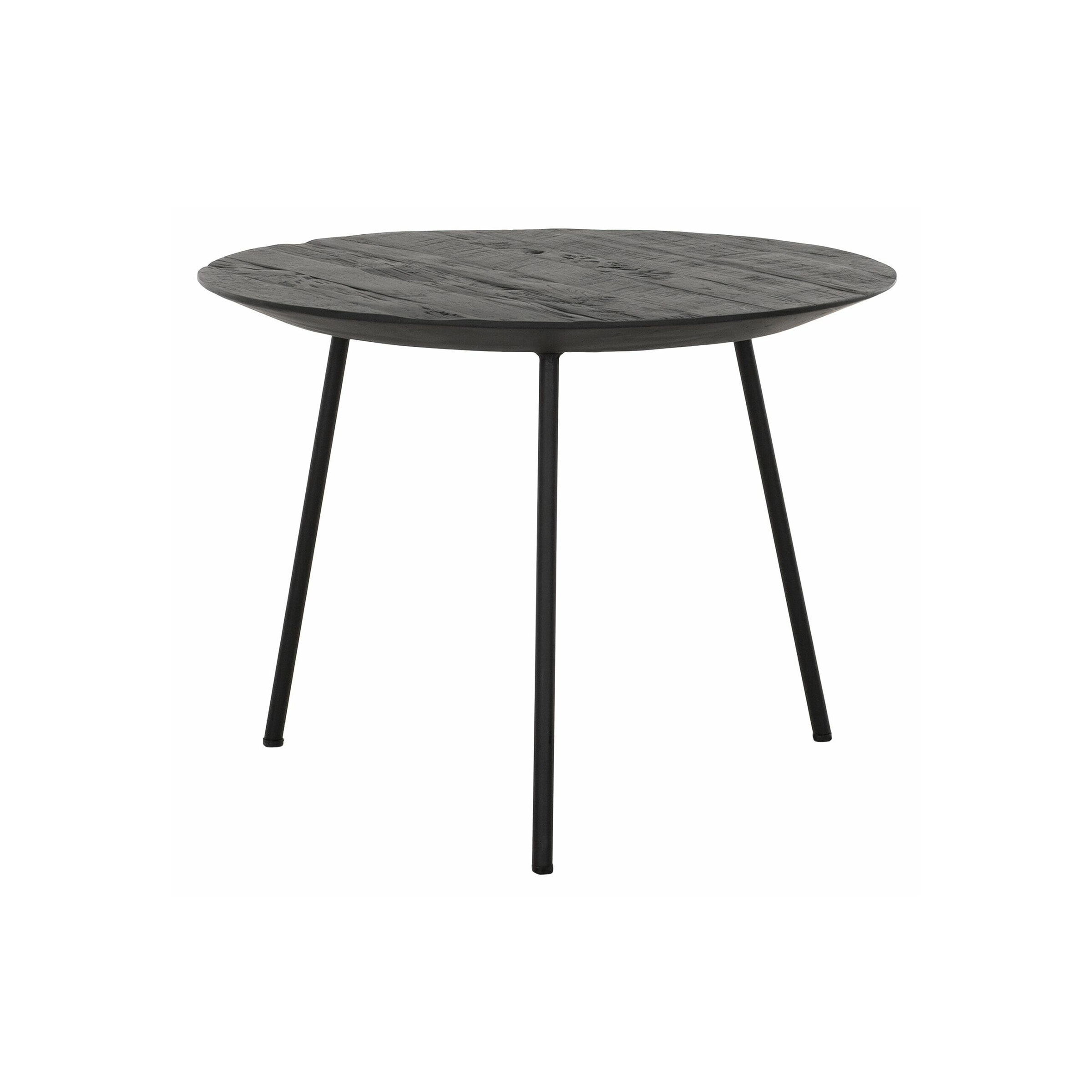 DTP Home Salontafel 'Jupiter' Teakhout, 50cm, kleur Zwart