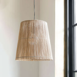 MUST Living Hanglamp 'Lovina' Kokosnoot blad