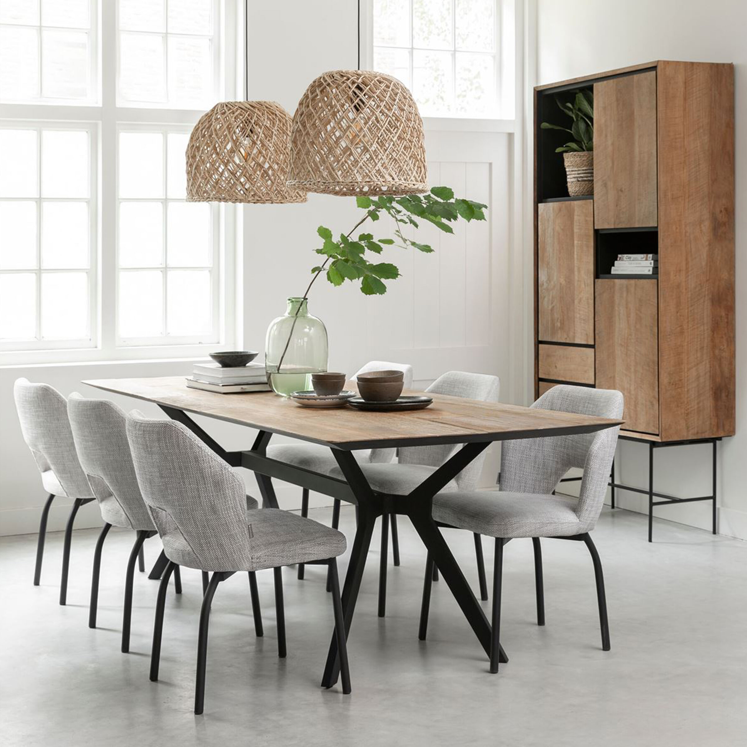 DTP Home Eettafel 'Metropole' Teakhout, 200 x 95cm