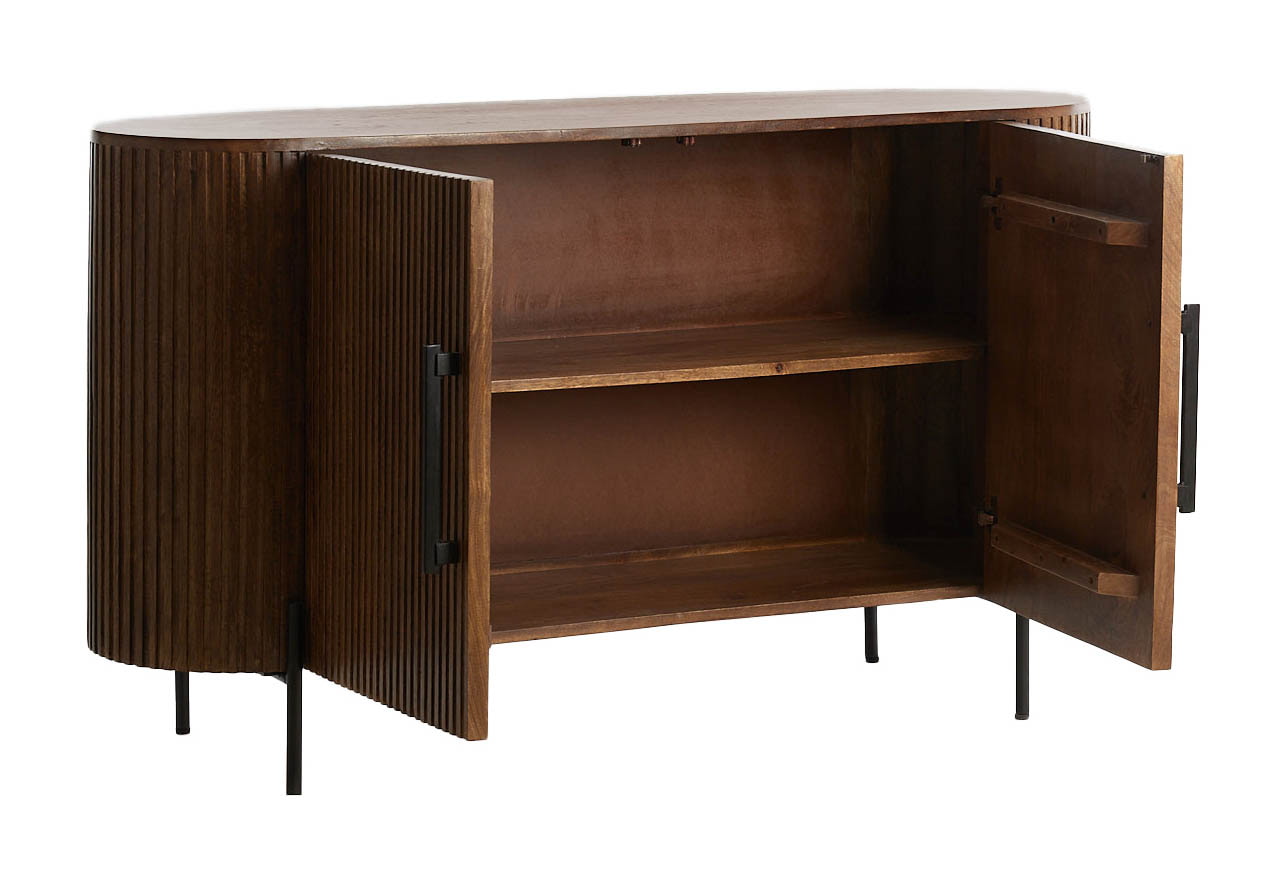 Light & Living Dressoir 'Dumosi' Mangohout, 140cm, kleur Bruin
