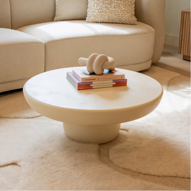 Oskar salontafel 80 x 80 cm in de kleur Naturel - Henders & Hazel Oskar salontafel 80 x 80 cm in de kleur Naturel - Henders & Hazel