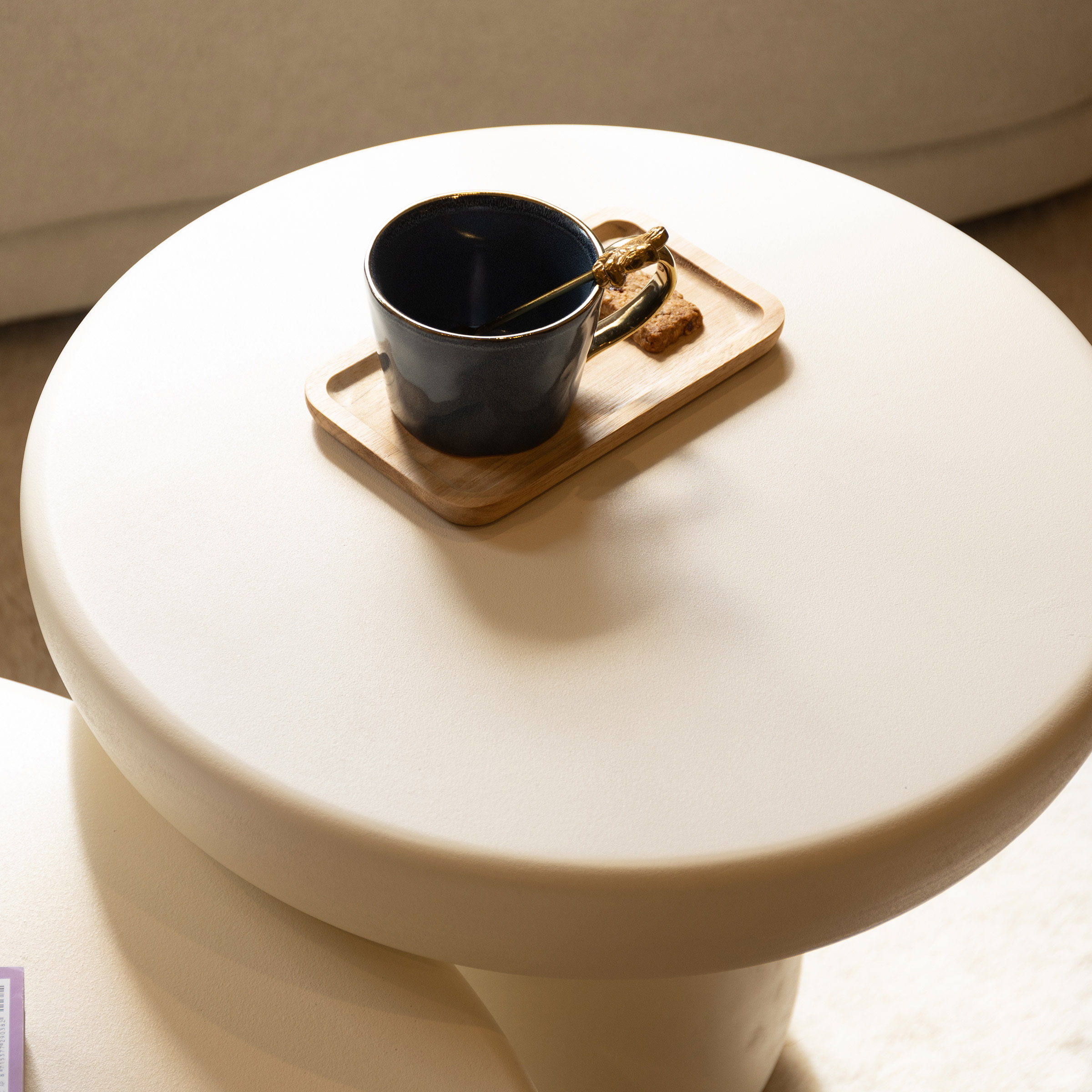 Sohome Ronde Salontafel 'Jake' Beton, 50cm