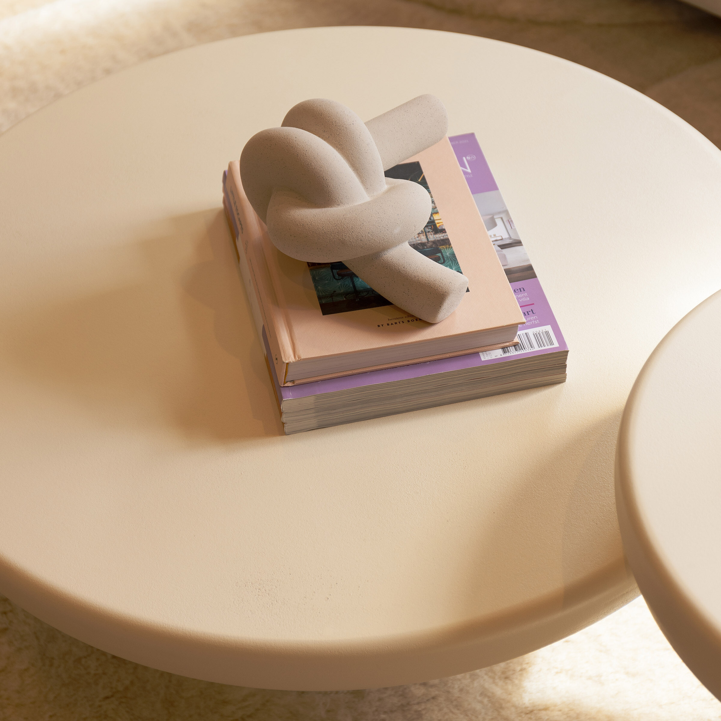 Sohome Ronde Salontafel 'Jake' Beton, 80cm