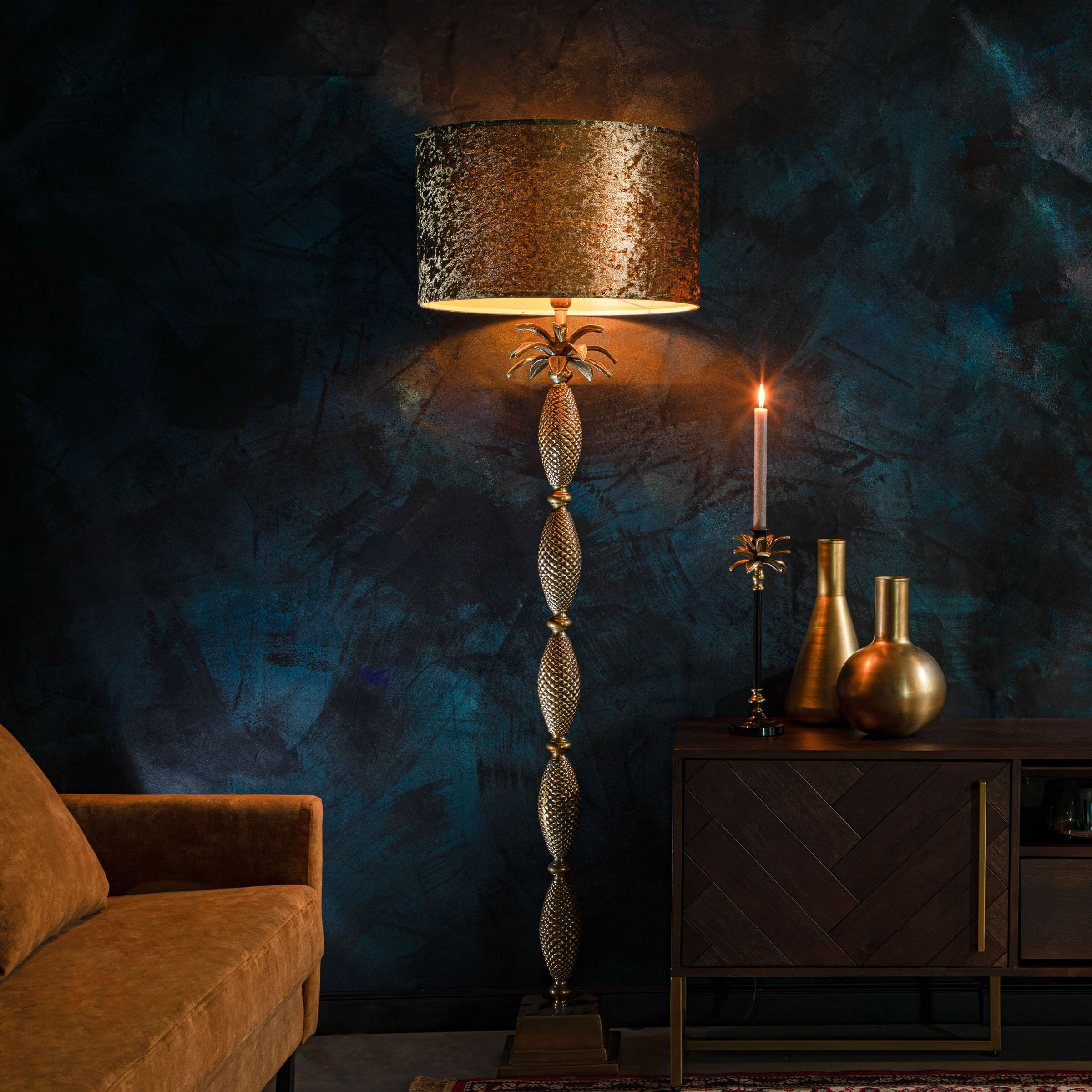 Dutchbone Vloerlamp 'Piña' 170cm Dutchbone Vloerlamp 'Piña' 170cm