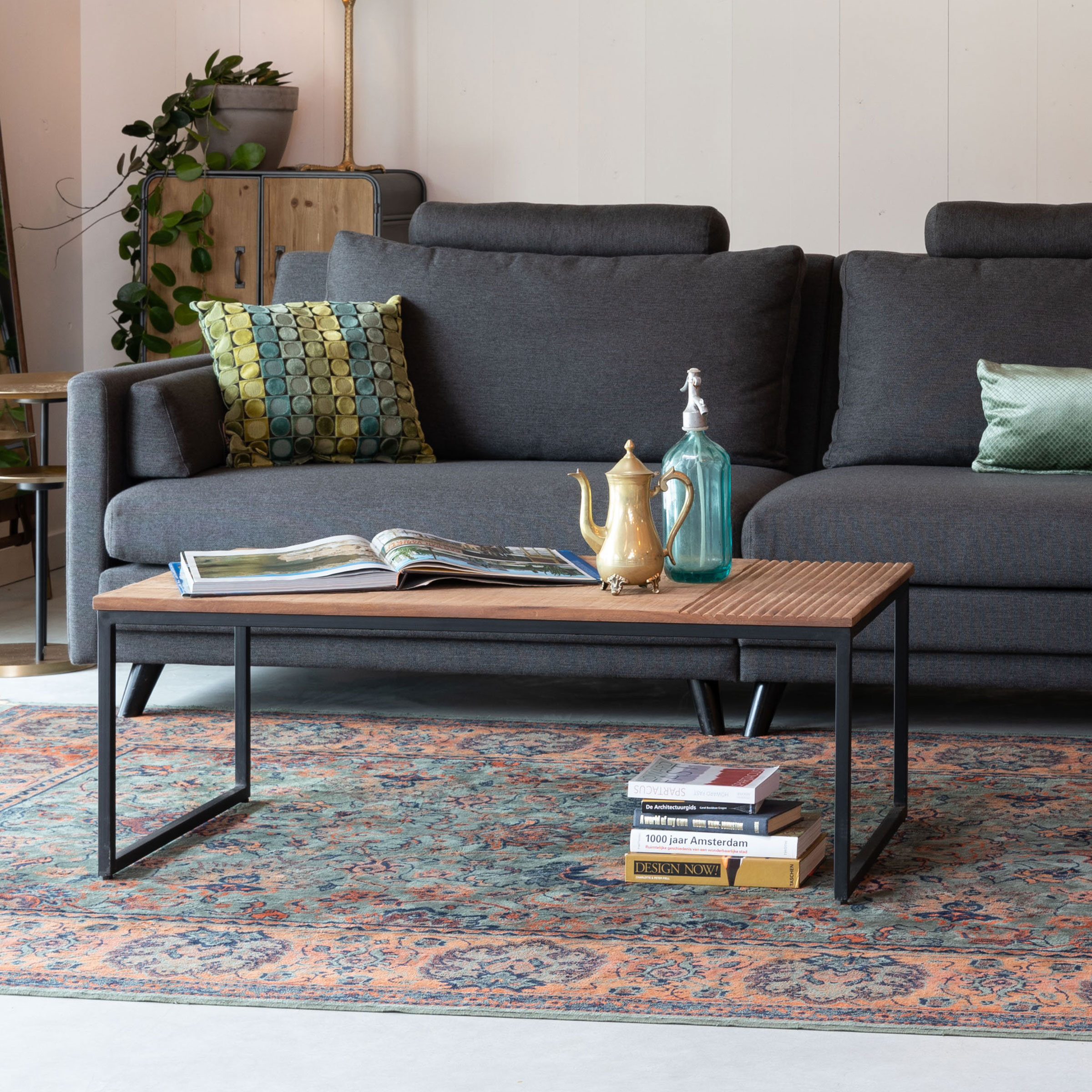 Dutchbone Salontafel 'Randi' Mangohout, 110 x 60cm Dutchbone Salontafel 'Randi' Mangohout, 110 x 60cm