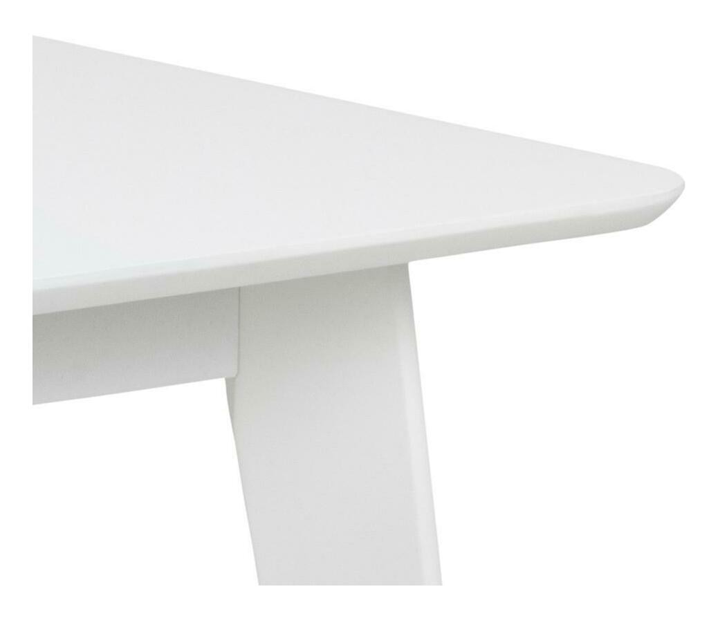 Bendt Uitschuifbare Eettafel 'Torkil' 80-120 x 80cm, kleur Wit