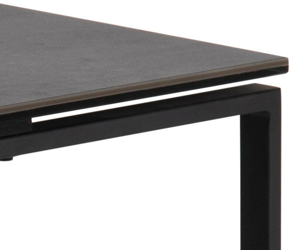 Sohome Bijzettafel 'Parker' Keramiek, Set van 3 stuks, kleur Zwart