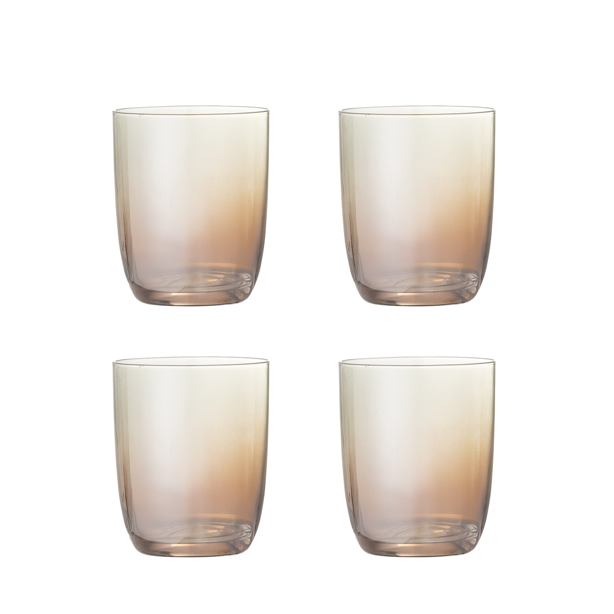 Bloomingville Drinkglas Aston Set van 4 stuks - Transparant