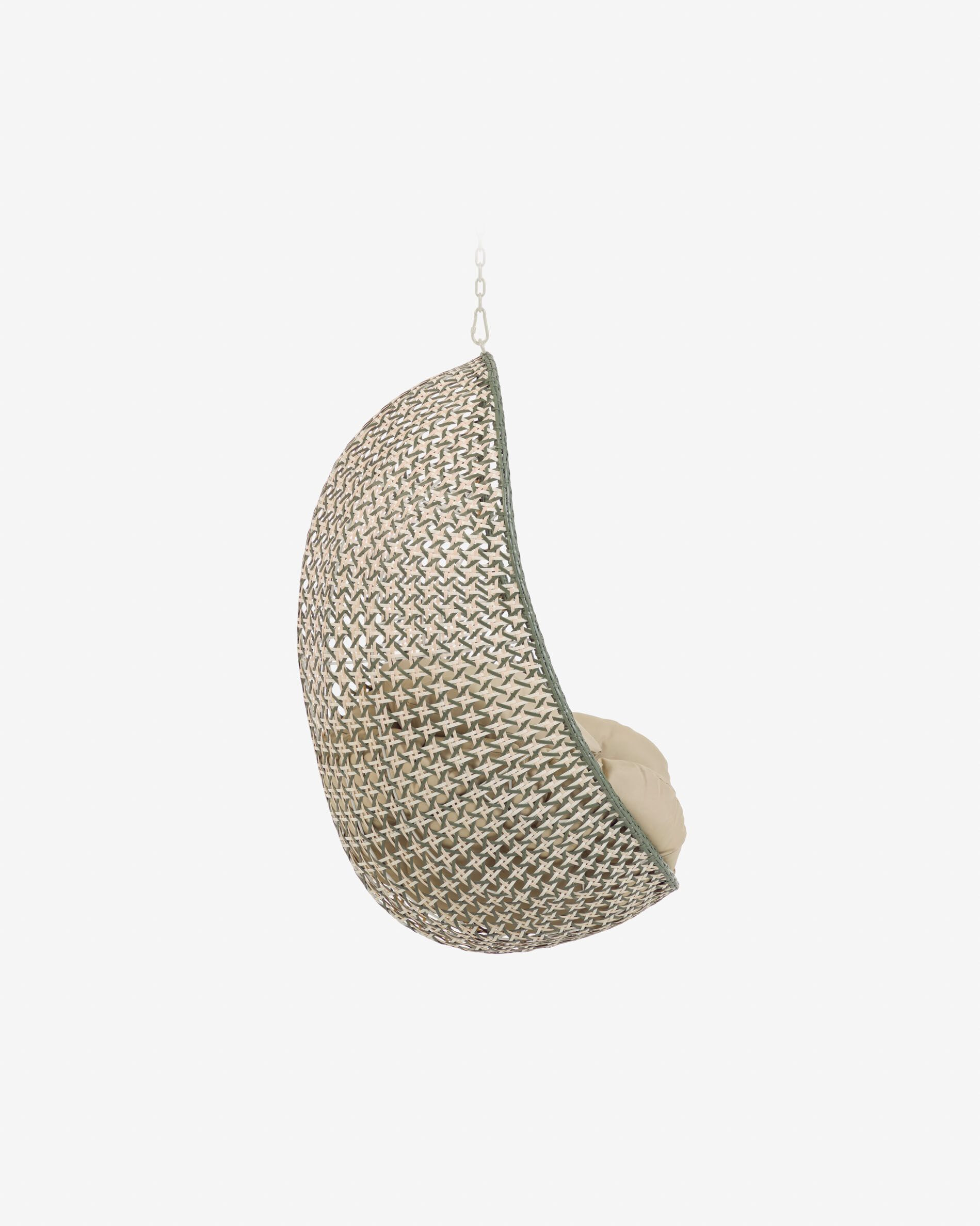 Kave Home Hangstoel 'Cira', kleur Groen
