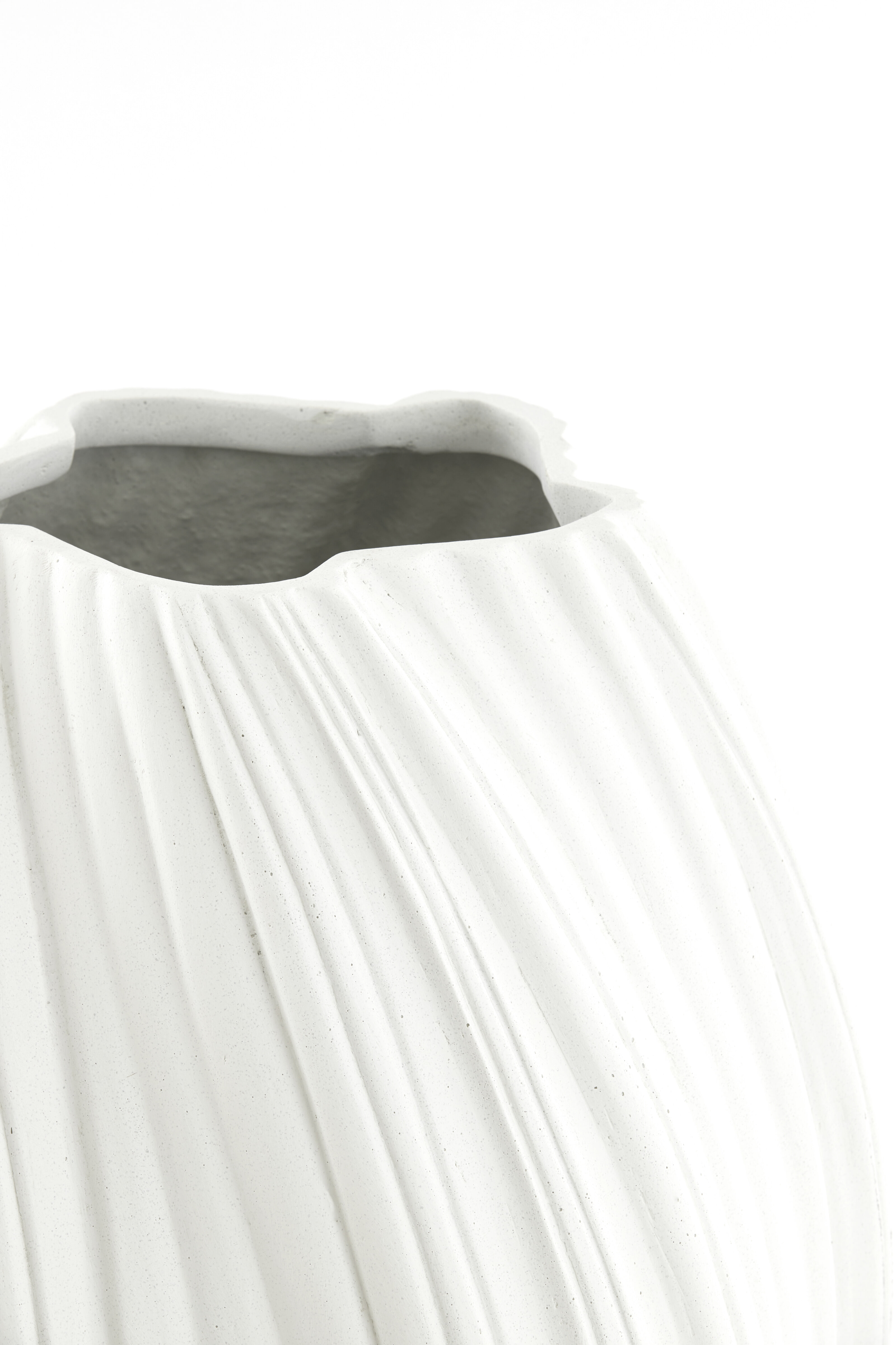 Light & Living Vaas 'Yatung' 81cm, kleur Crème