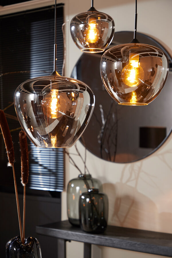 Light & Living Hanglamp 'Mayson' Ø40cm, kleur Smoke